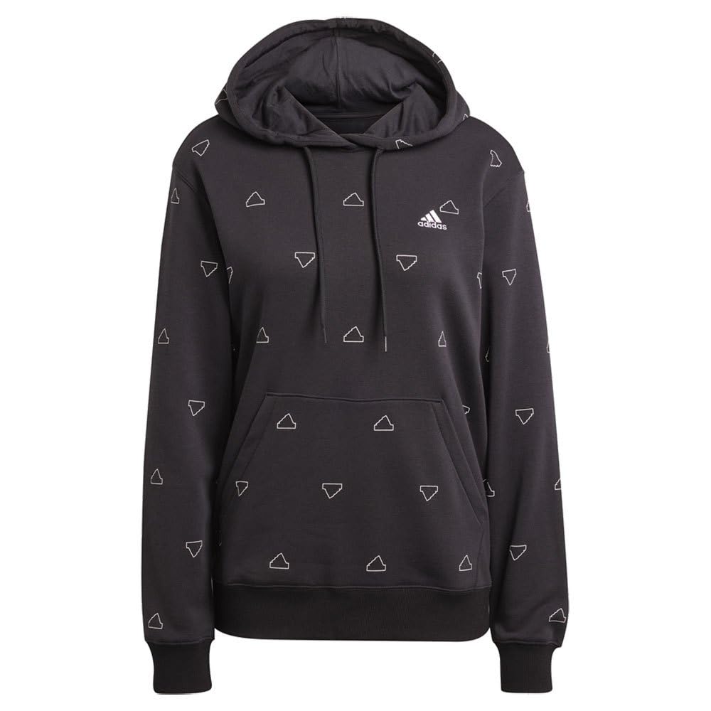 adidas Essentials Monogram Regular French Terry Graphic Hoodie Sudadera Mujer