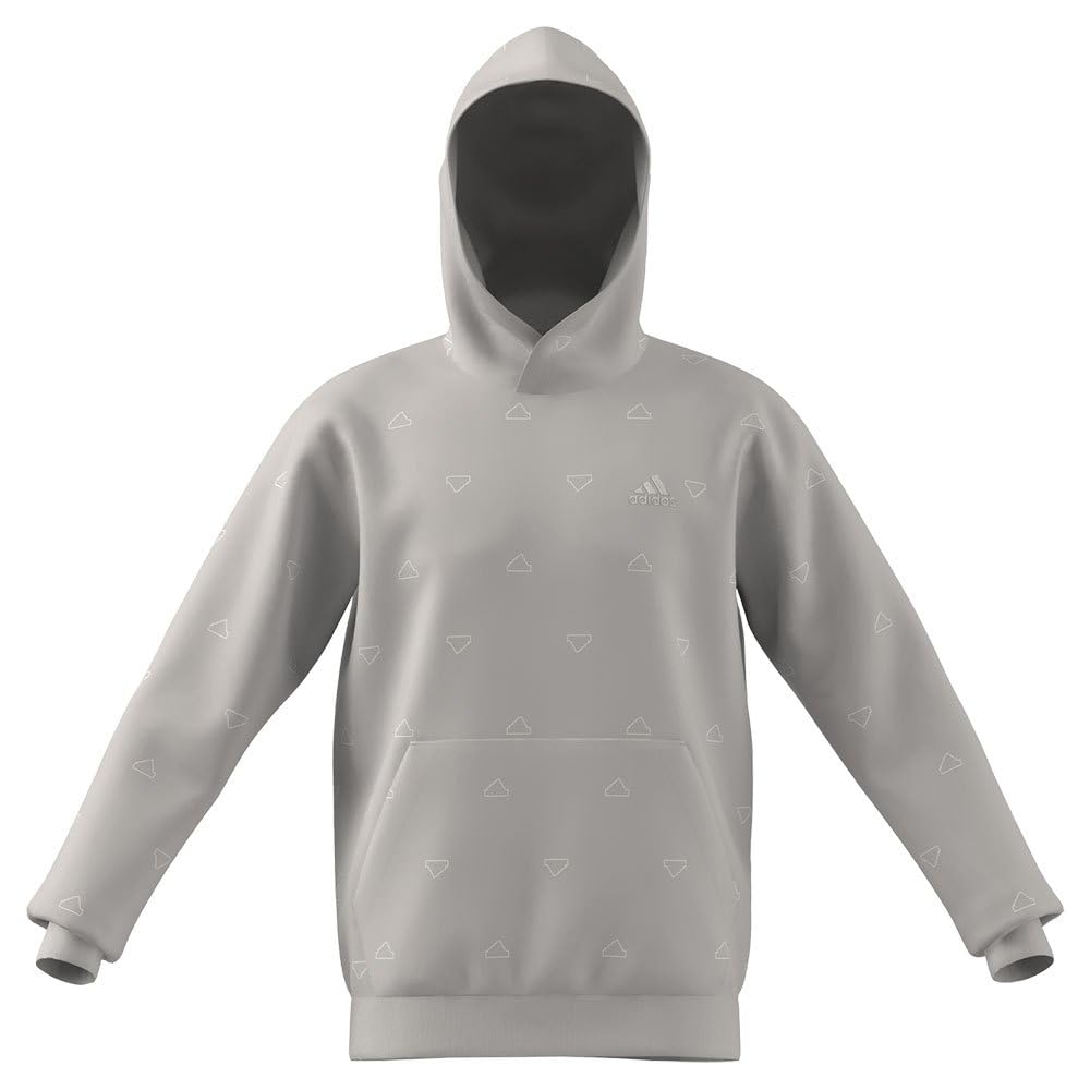 adidas Hombres Sudadera, XL, Gris Dos, XL