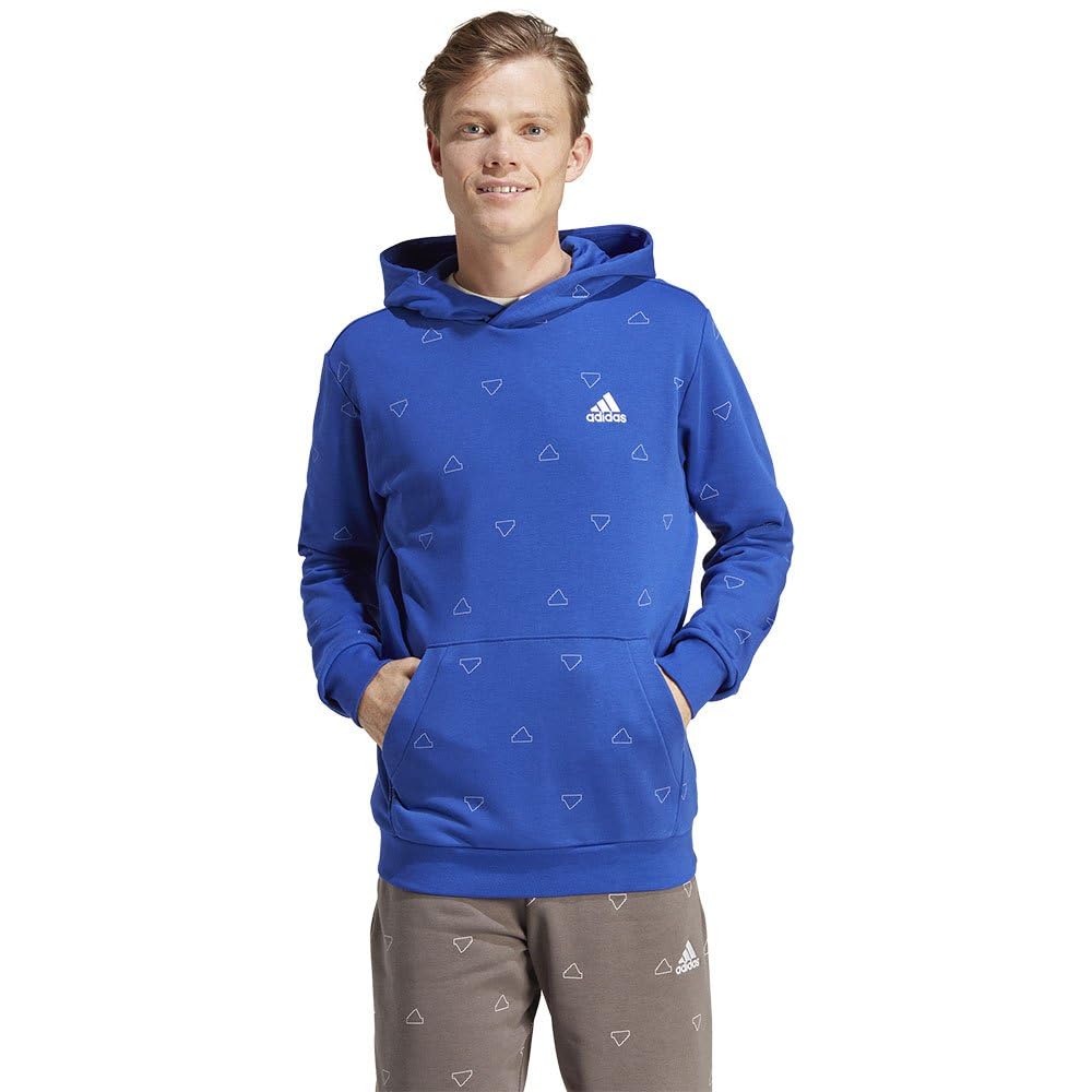 adidas Seasonal Essentials Monogram Graphic Hoodie Sudadera Hombre