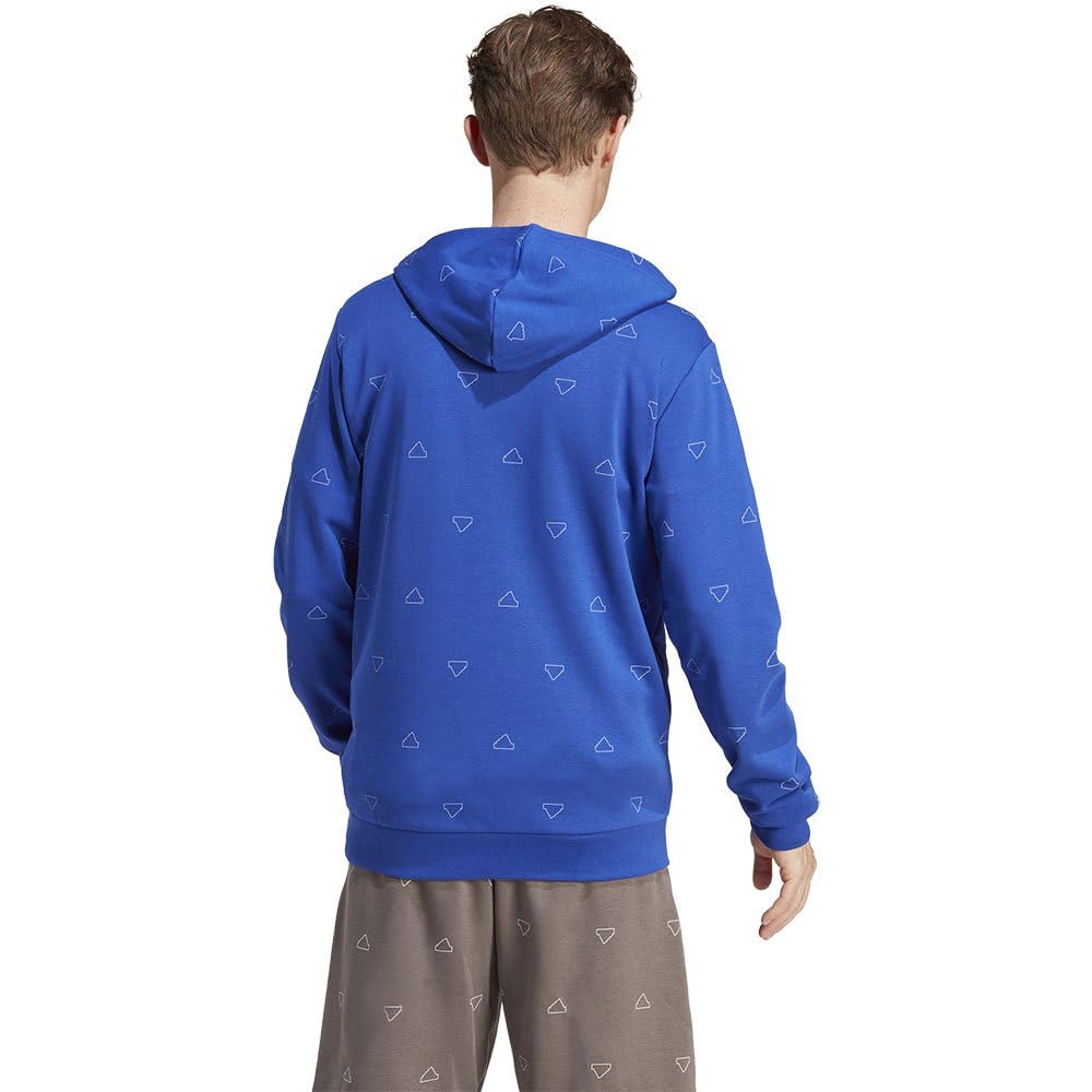 adidas Seasonal Essentials Monogram Graphic Hoodie Sudadera Hombre
