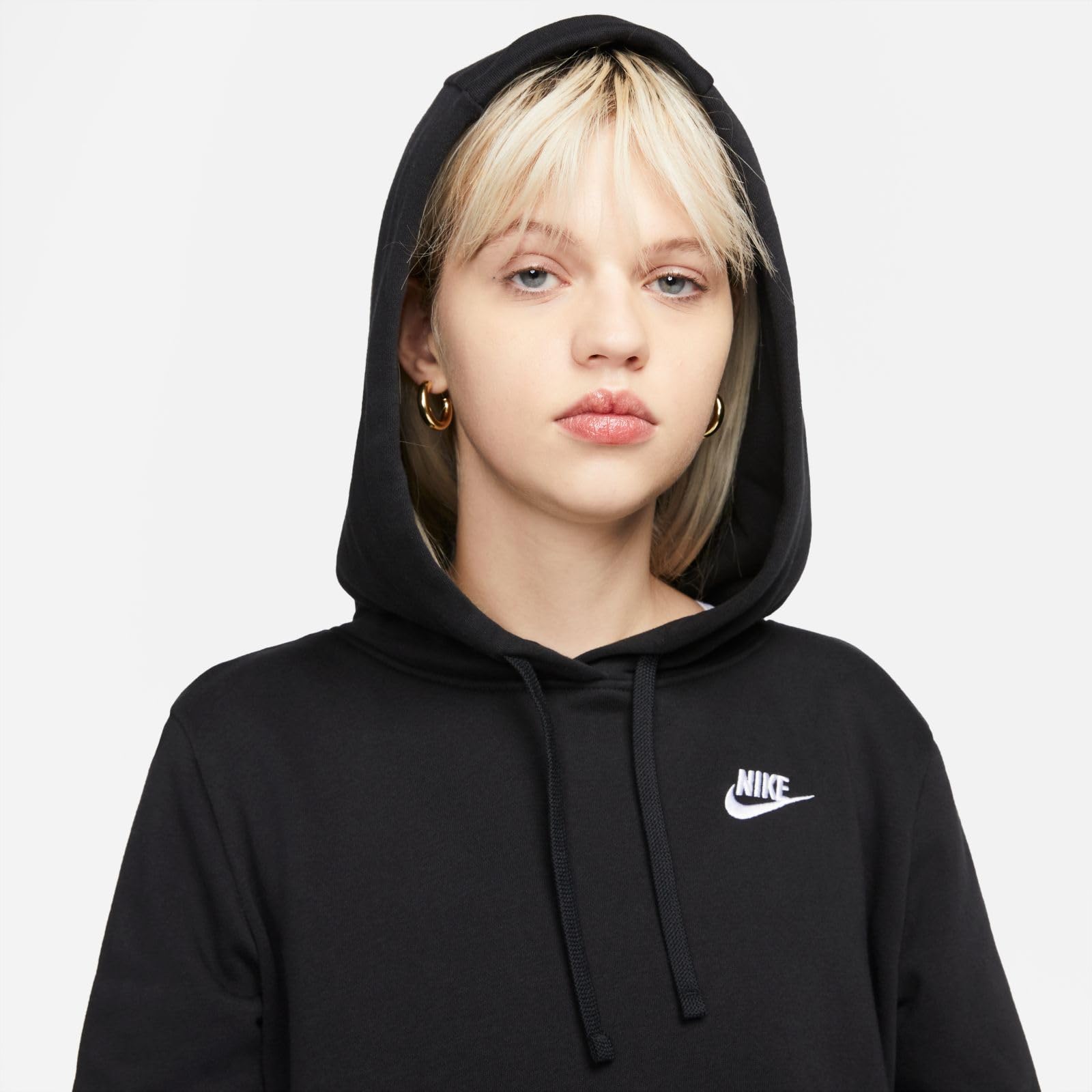 NIKE W NSW Club Flc Std Po Hdy Sweatshirt Mujer