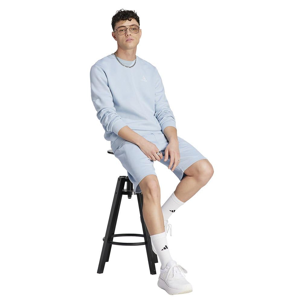 adidas Feelcozy Essentials Fleece Sweatshirt, Sudadera, Hombre