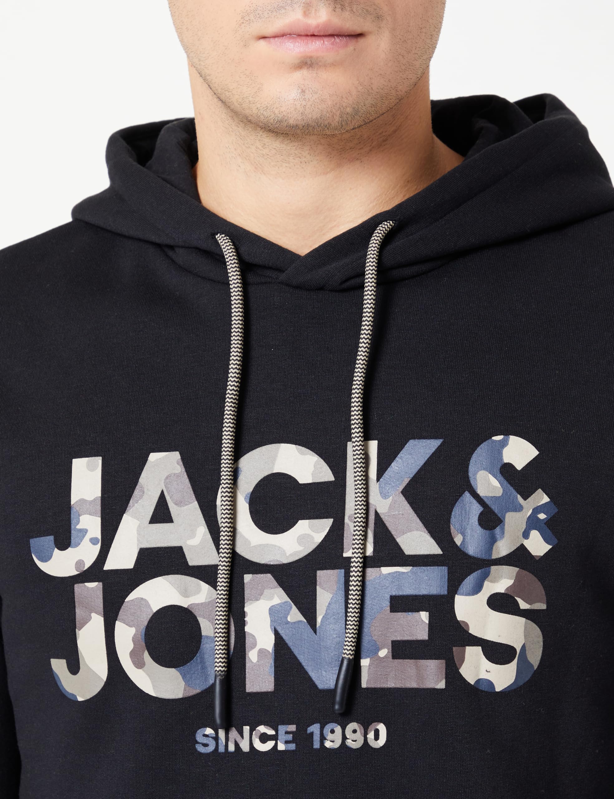 Jack & Jones Jjjames Sweat Hood Sudadera con Capucha para Hombre