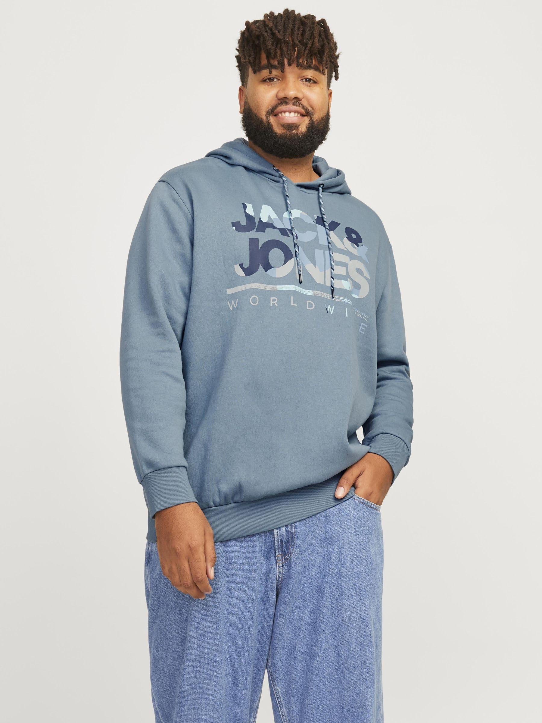 Jack & Jones Jjluke Sudadera con Capucha Pls Hombre