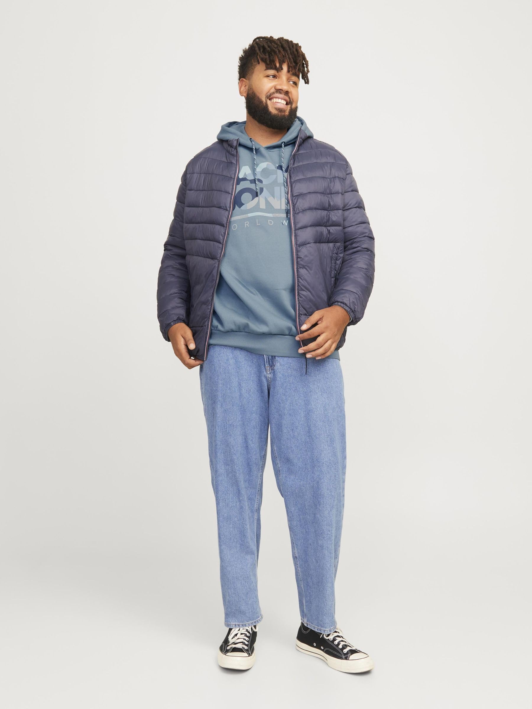 Jack & Jones Jjluke Sudadera con Capucha Pls Hombre