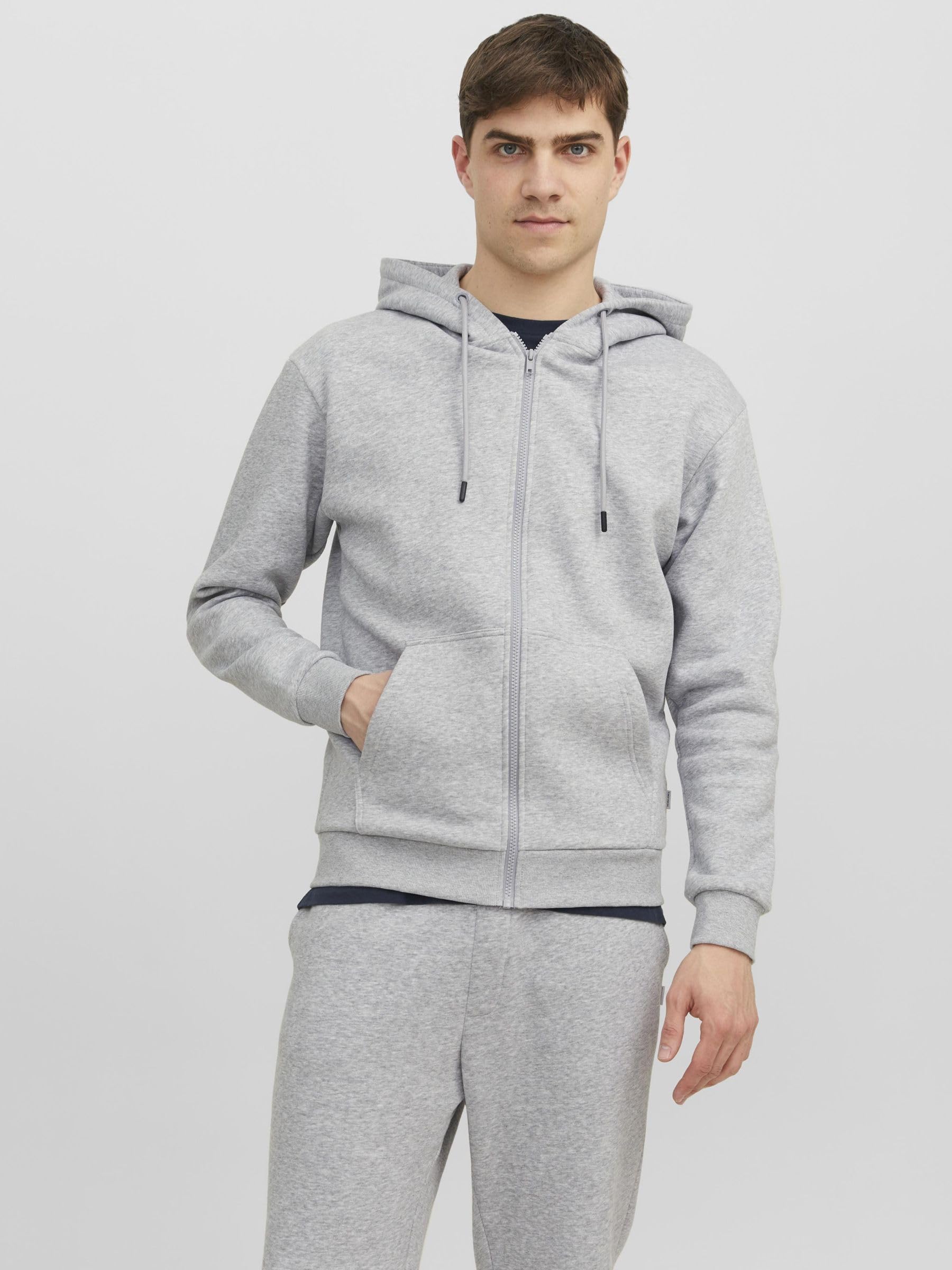 Jack & Jones Zip Hoodie Plain Zip Hoodie