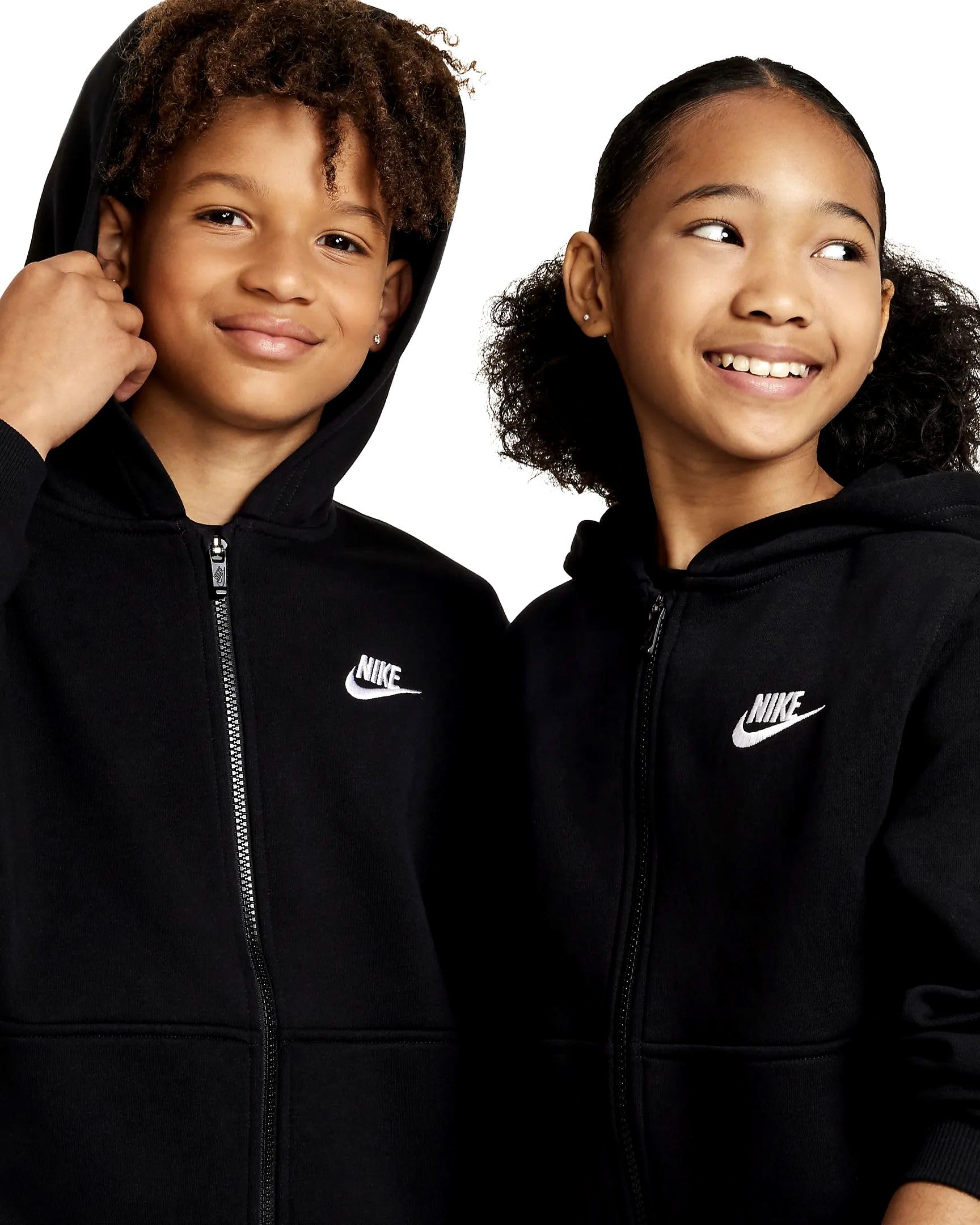 NIKE K NSW Club FLC HD FZ LS Lbr Sweatshirt Unisex Adulto