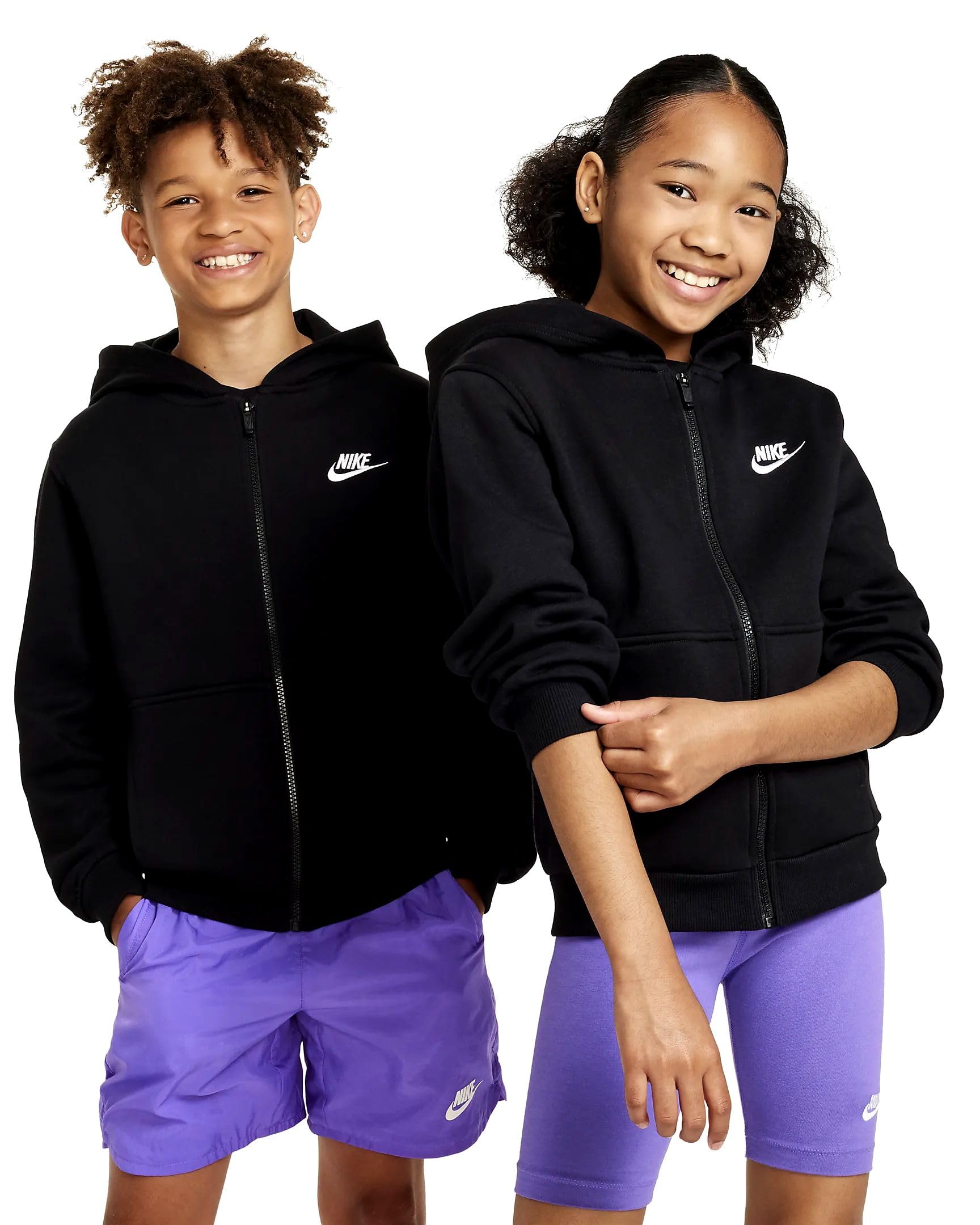 NIKE K NSW Club FLC HD FZ LS Lbr Sweatshirt Unisex Adulto