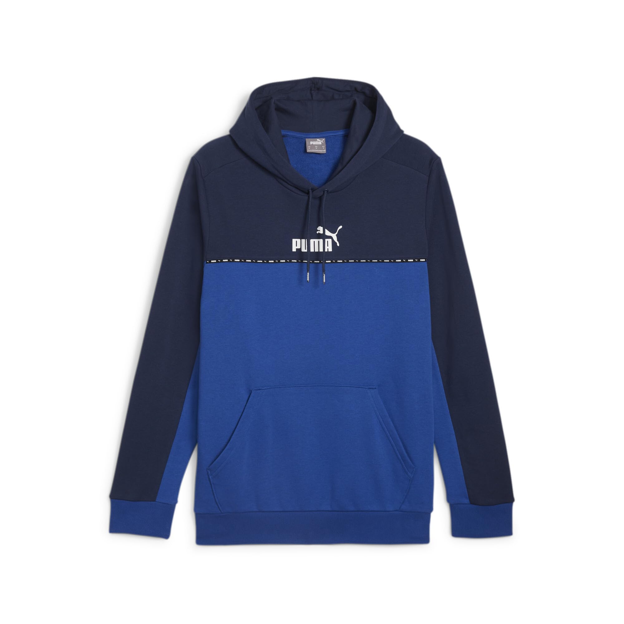 PUMA ESS Block X Tape Sudadera con Capucha TR Sudor para Hombre