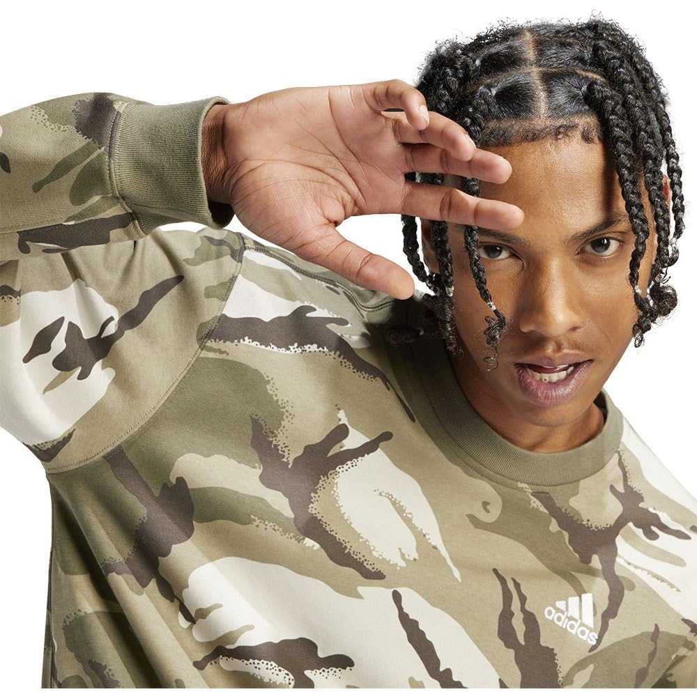 adidas Seasonal Essentials Camouflage Sweatshirt Sudadera Hombre