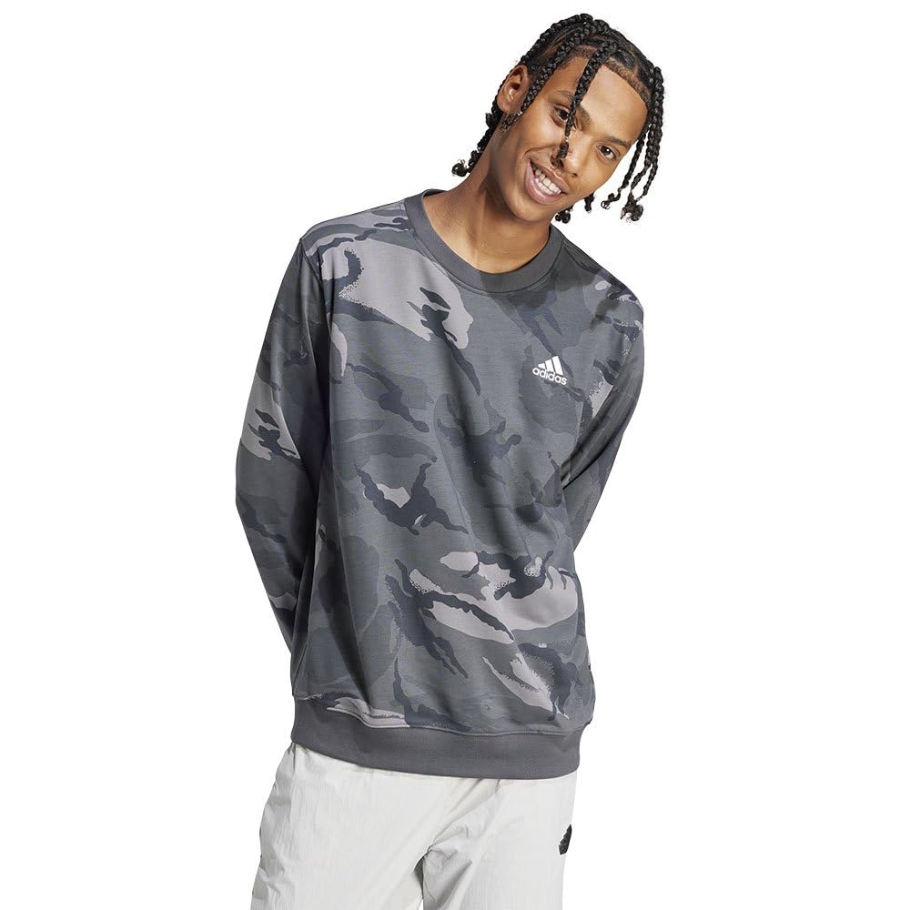 adidas Seasonal Essentials Camouflage Sweatshirt Sudadera Hombre