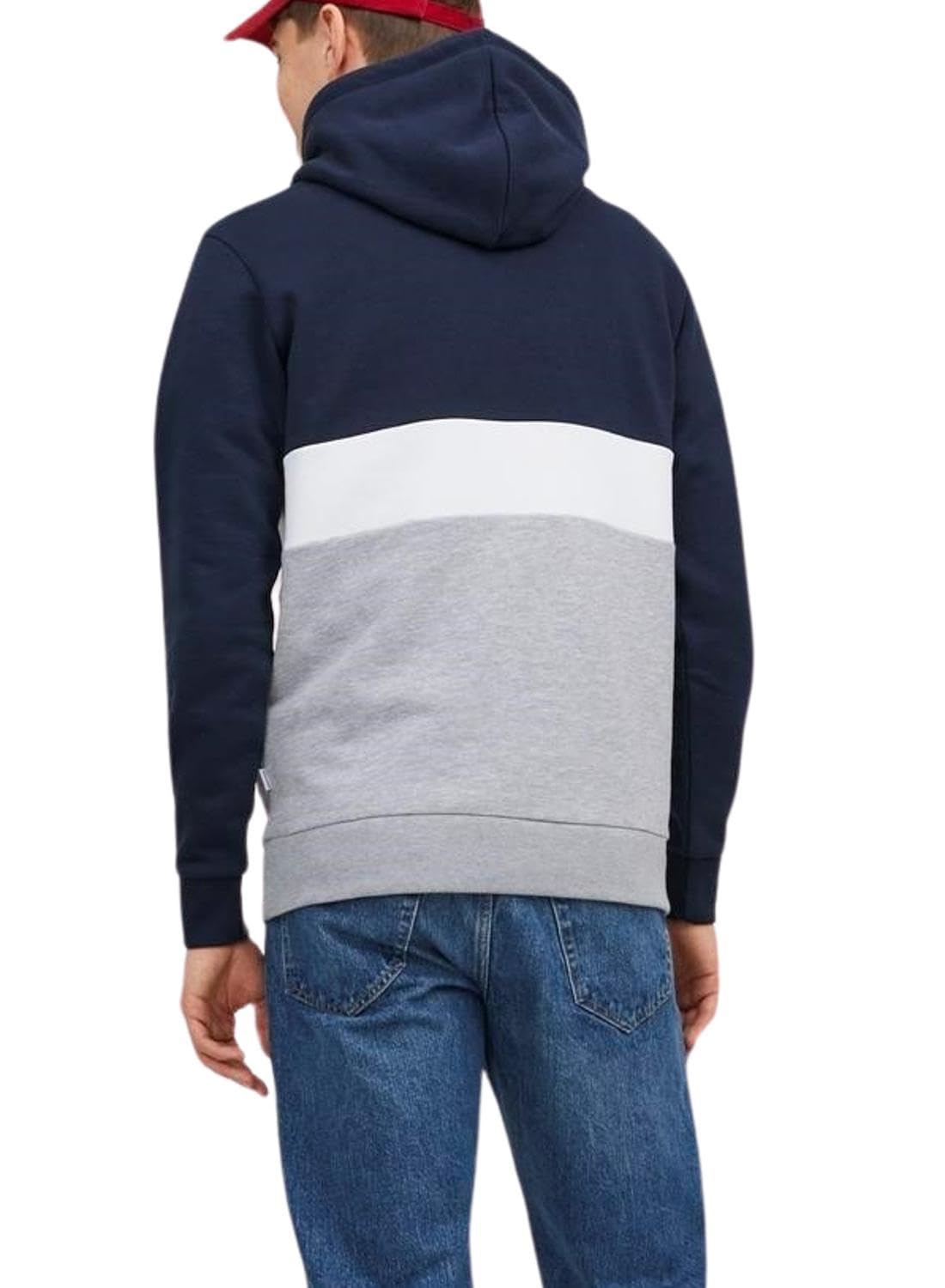 Jack & Jones Hoodie Colour Block Hoodie