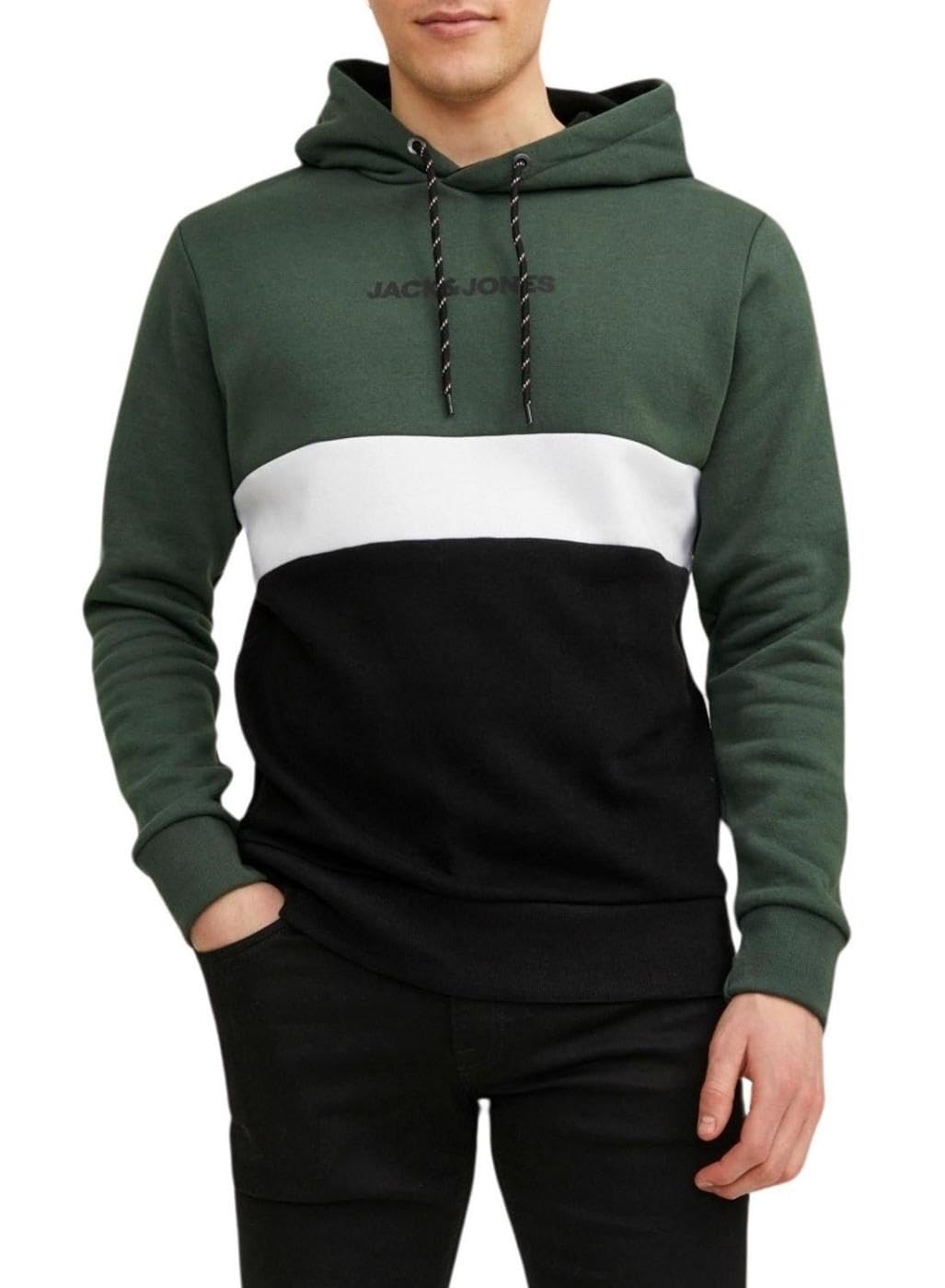 Jack & Jones Hoodie Colour Block Hoodie