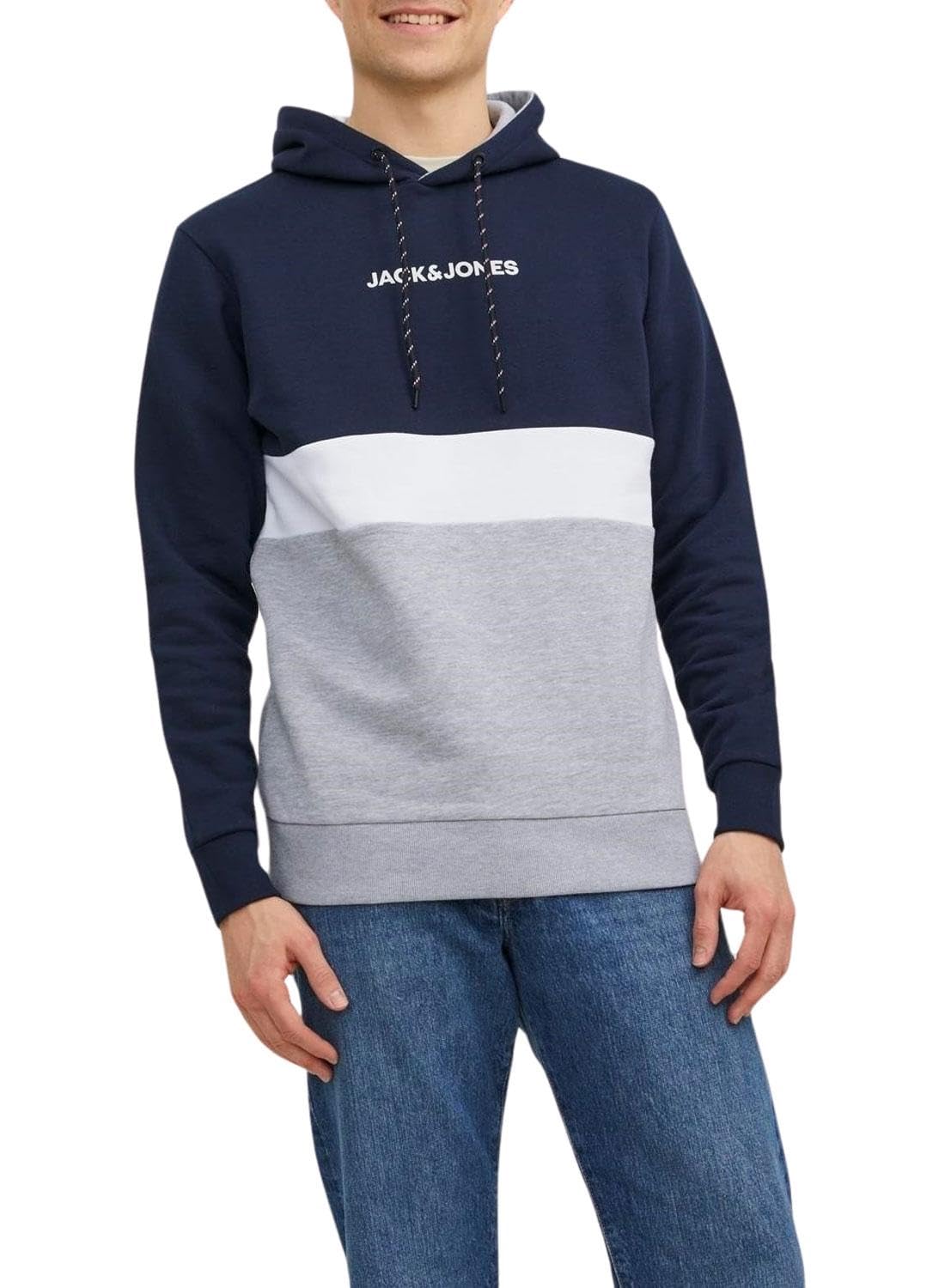 Jack & Jones Hoodie Colour Block Hoodie