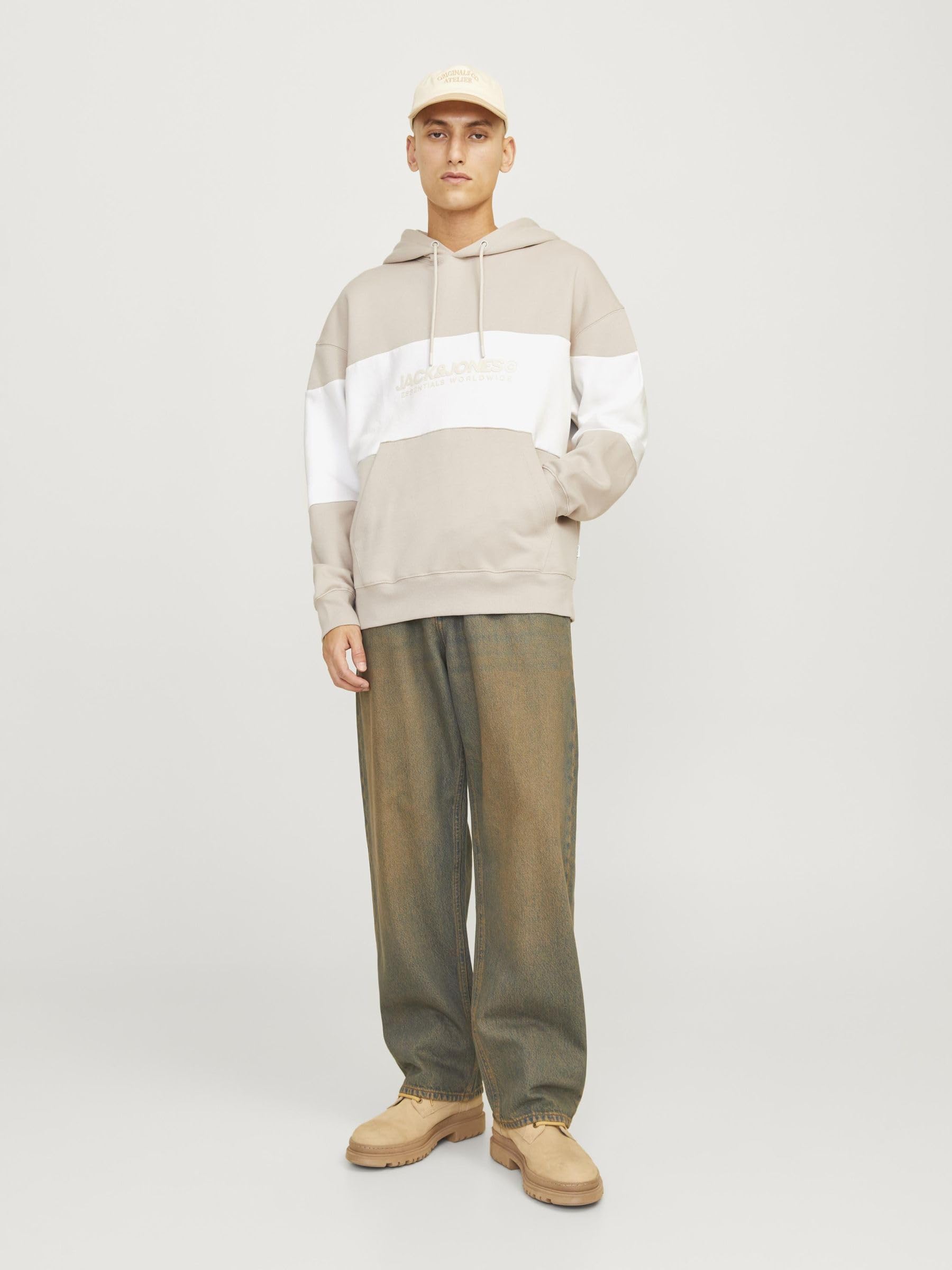 Jack & Jones Jjelegacy Blocking Sudadera con Capucha Noos Hombre