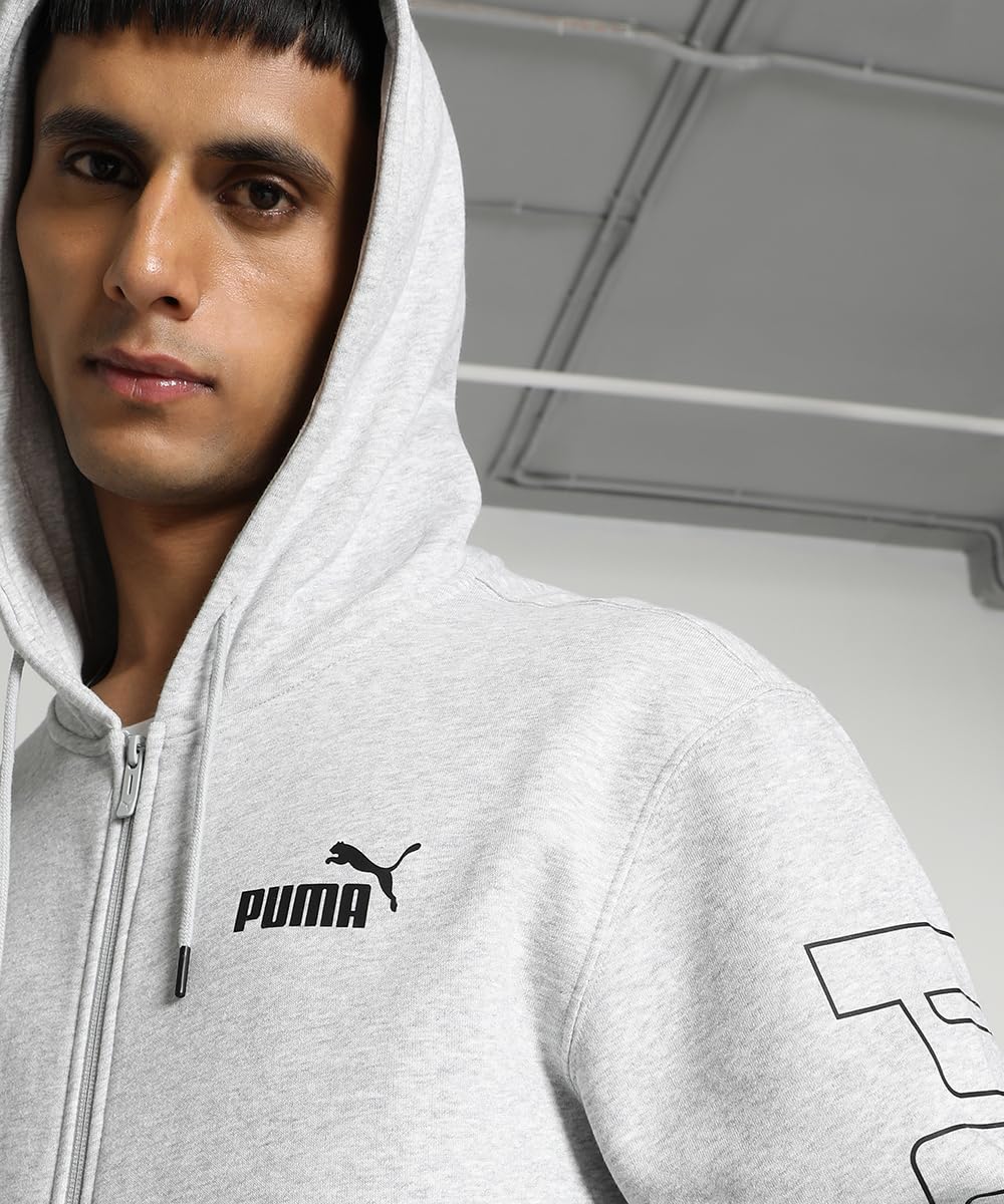 PUMA Power Colorblock Full-Zip Hoodie