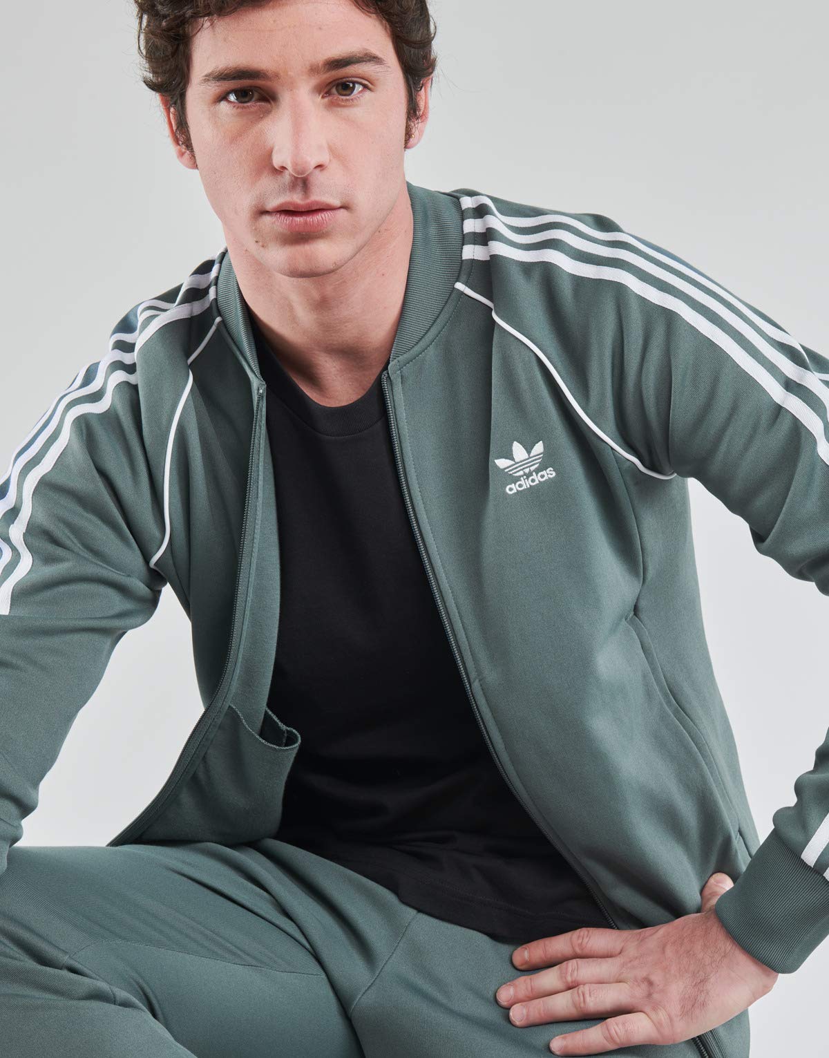 Adidas SST TT P Blue Sweatshirt Hombre