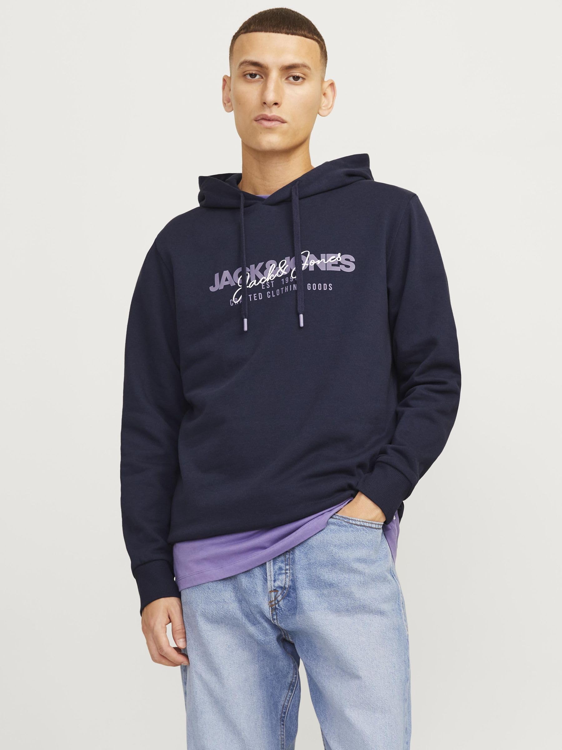 Jack & Jones Jjalvis Sudadera con Capucha Hombre