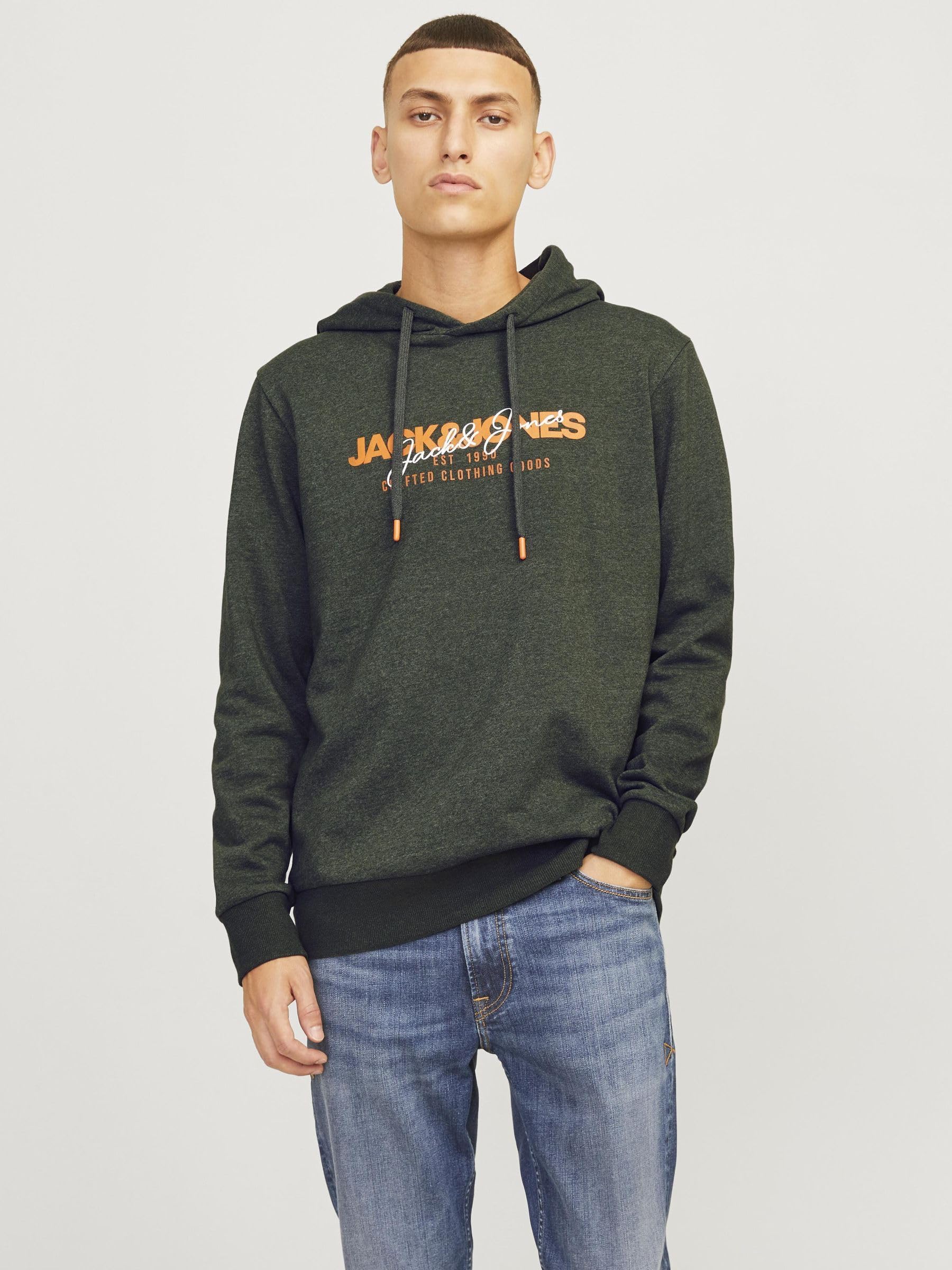Jack & Jones Jjalvis Sudadera con Capucha Hombre