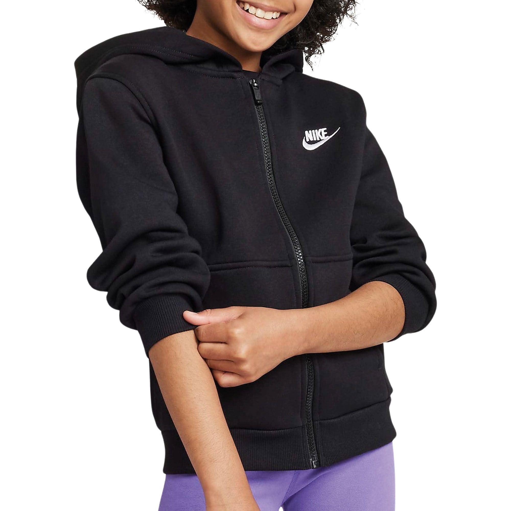 NIKE K NSW Club FLC HD FZ LS Lbr Sweatshirt
