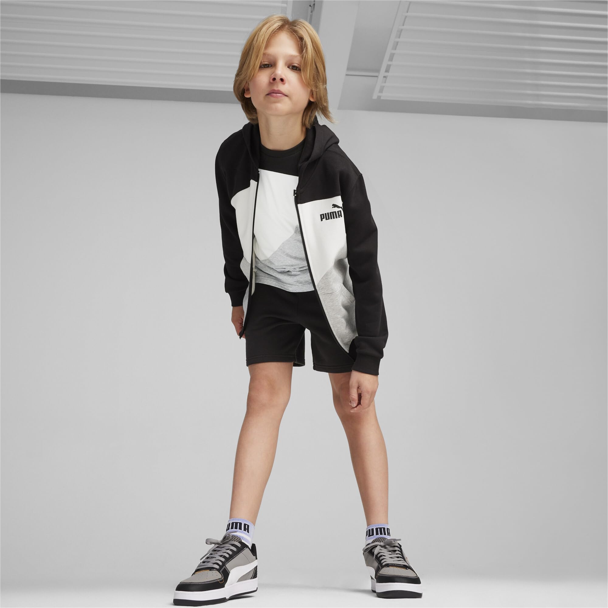PUMA Power Colorblock Full-Zip Hoodie TR B Sudor Unisex Adulto