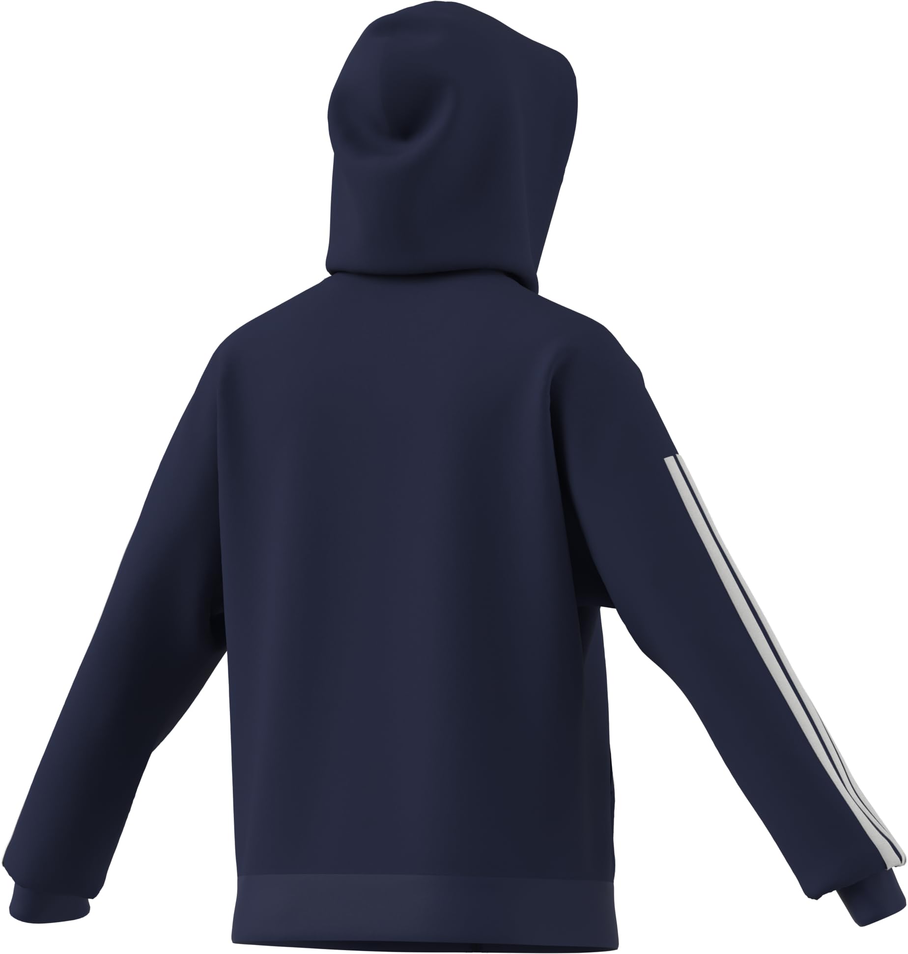 adidas Essentials 3-Stripes Full-Zip Fleece Hoodie Sudadera con Capucha Mujer (Pack de 1)