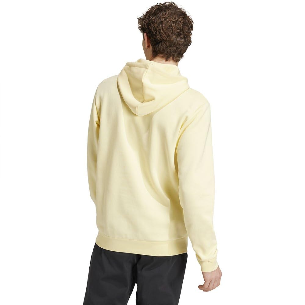 adidas Essentials Fleece Hoodie Sudadera con capucha, Almost Yellow, XL Hombre