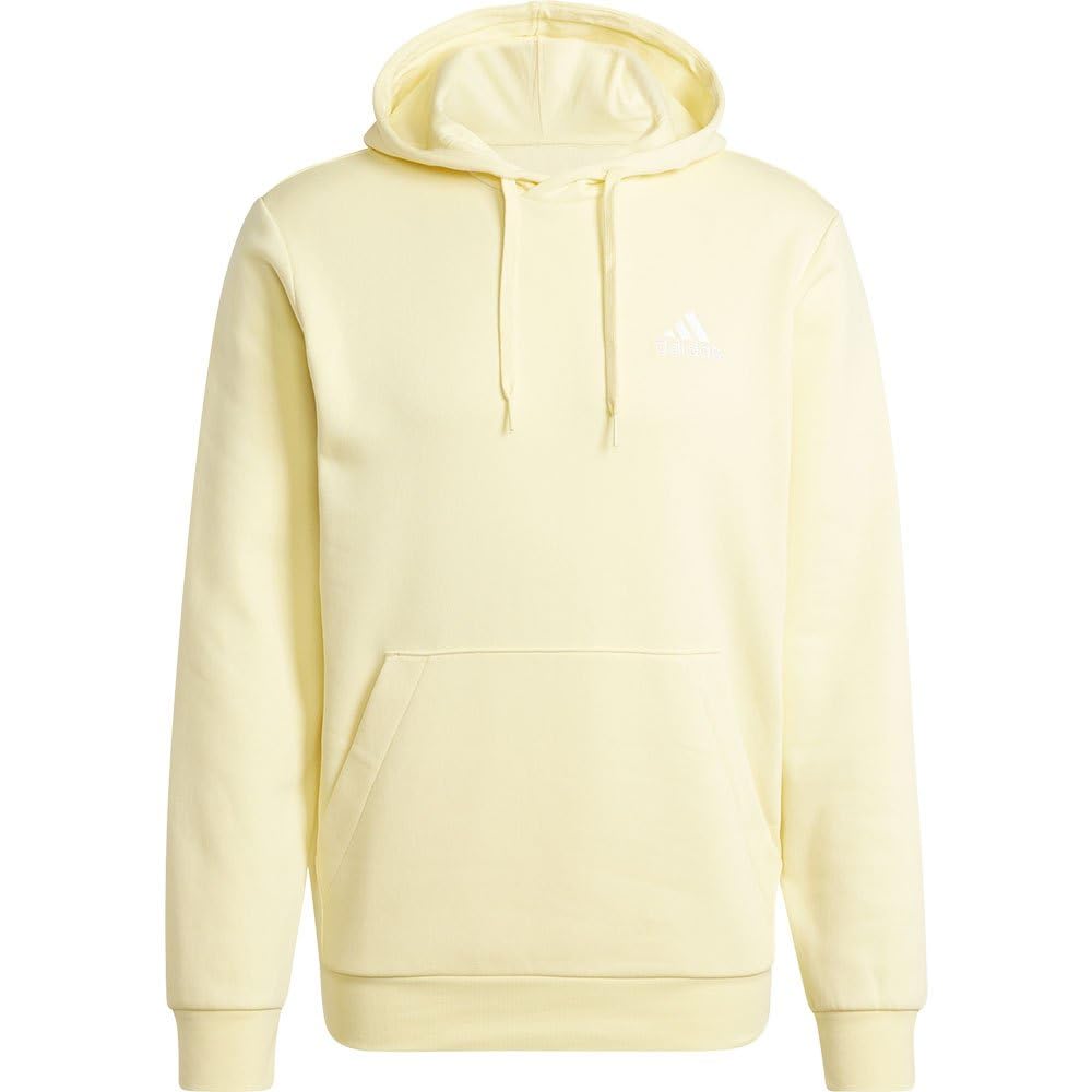 adidas Essentials Fleece Hoodie Sudadera con capucha, Almost Yellow, XL Hombre