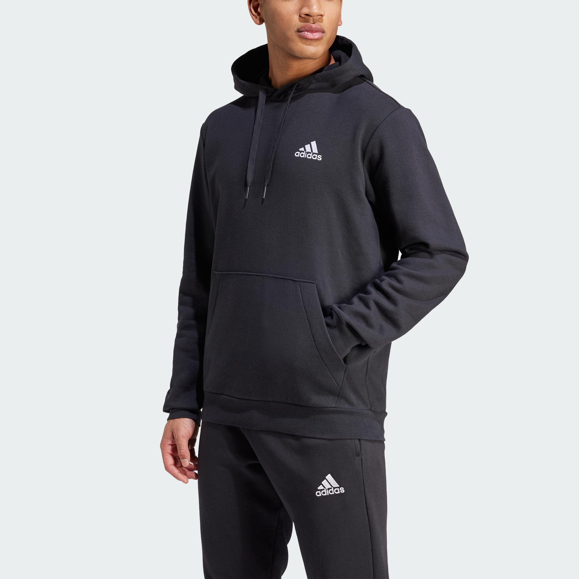 adidas Essentials Fleece Hoodie Sudadera con Capucha Hombre (Pack de 1)
