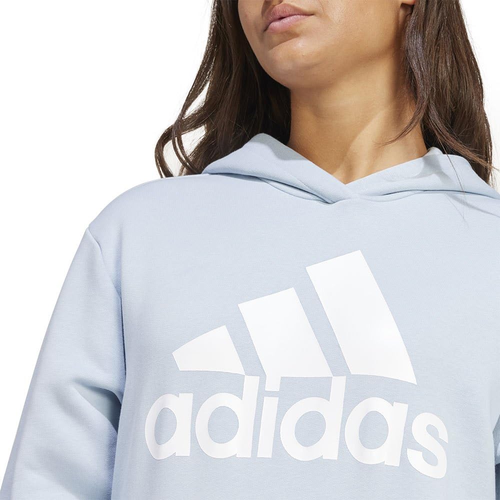 adidas Essentials Logo Boyfriend Fleece Hoodie Sudadera con Capucha Mujer