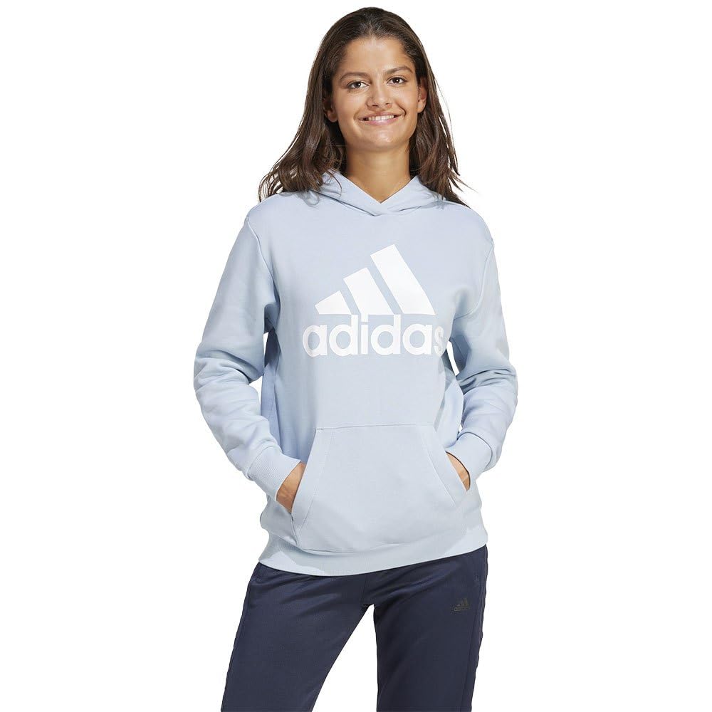 adidas Essentials Logo Boyfriend Fleece Hoodie Sudadera con Capucha Mujer
