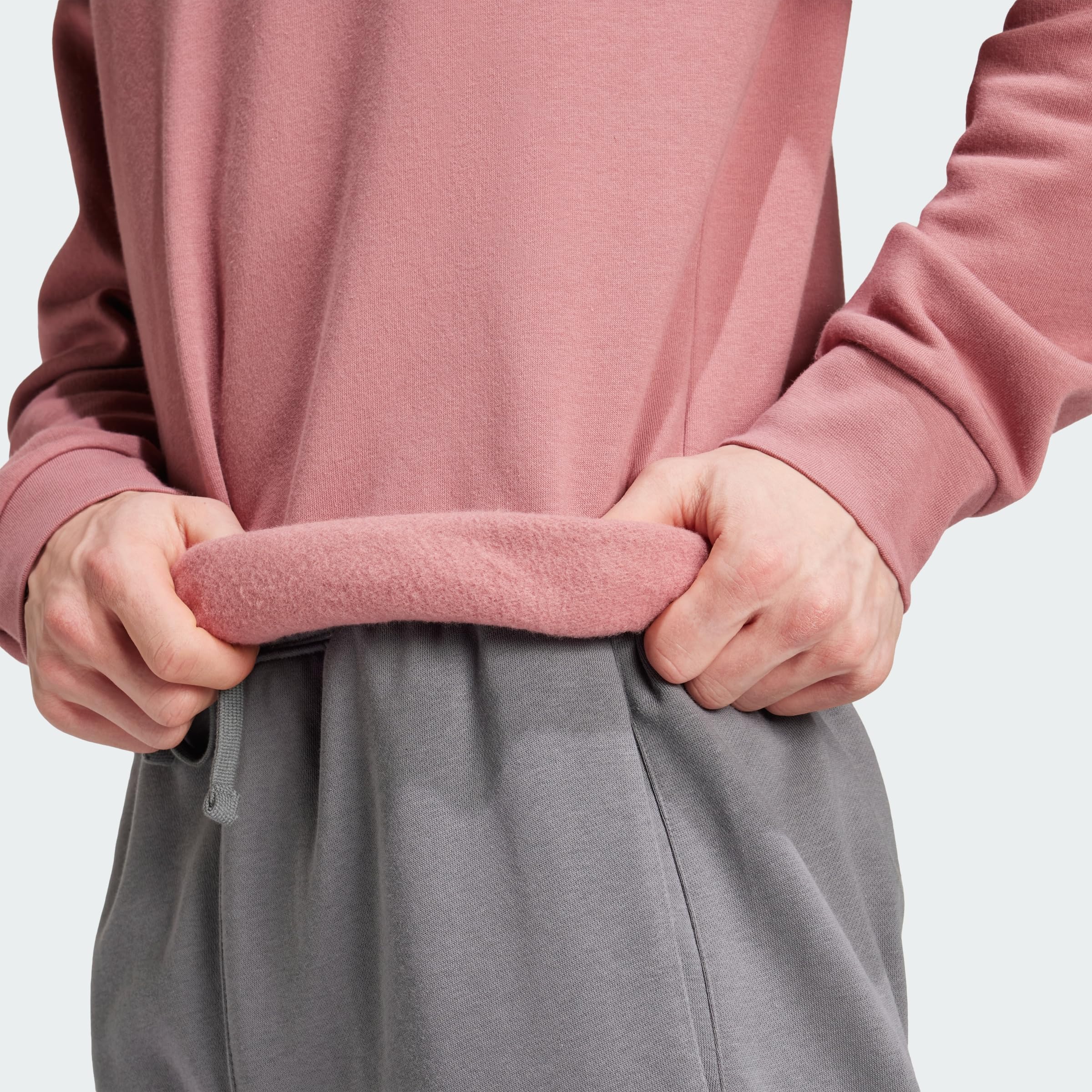 adidas Feelcozy Essentials Fleece Sweatshirt Sudadera de Manga Larga para Hombre