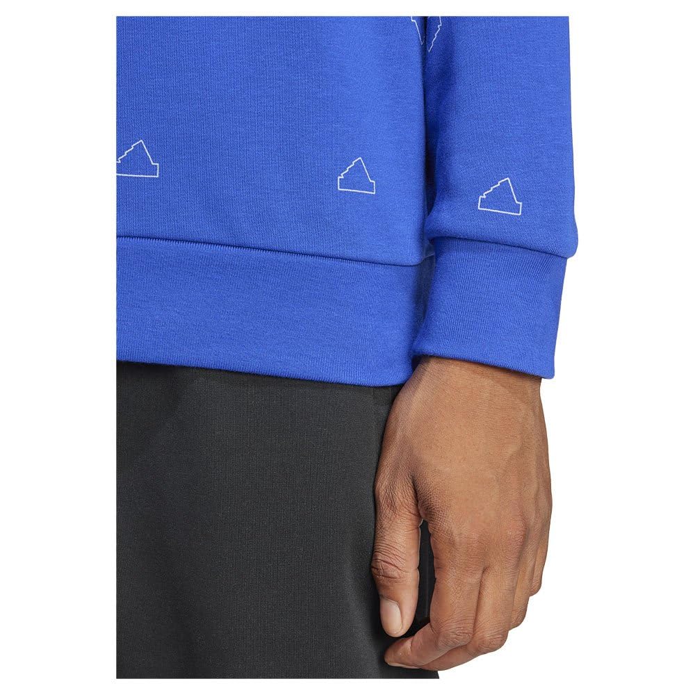 adidas Seasonal Essentials Monogram Graphic Crew Sweatshirt Sudadera Hombre