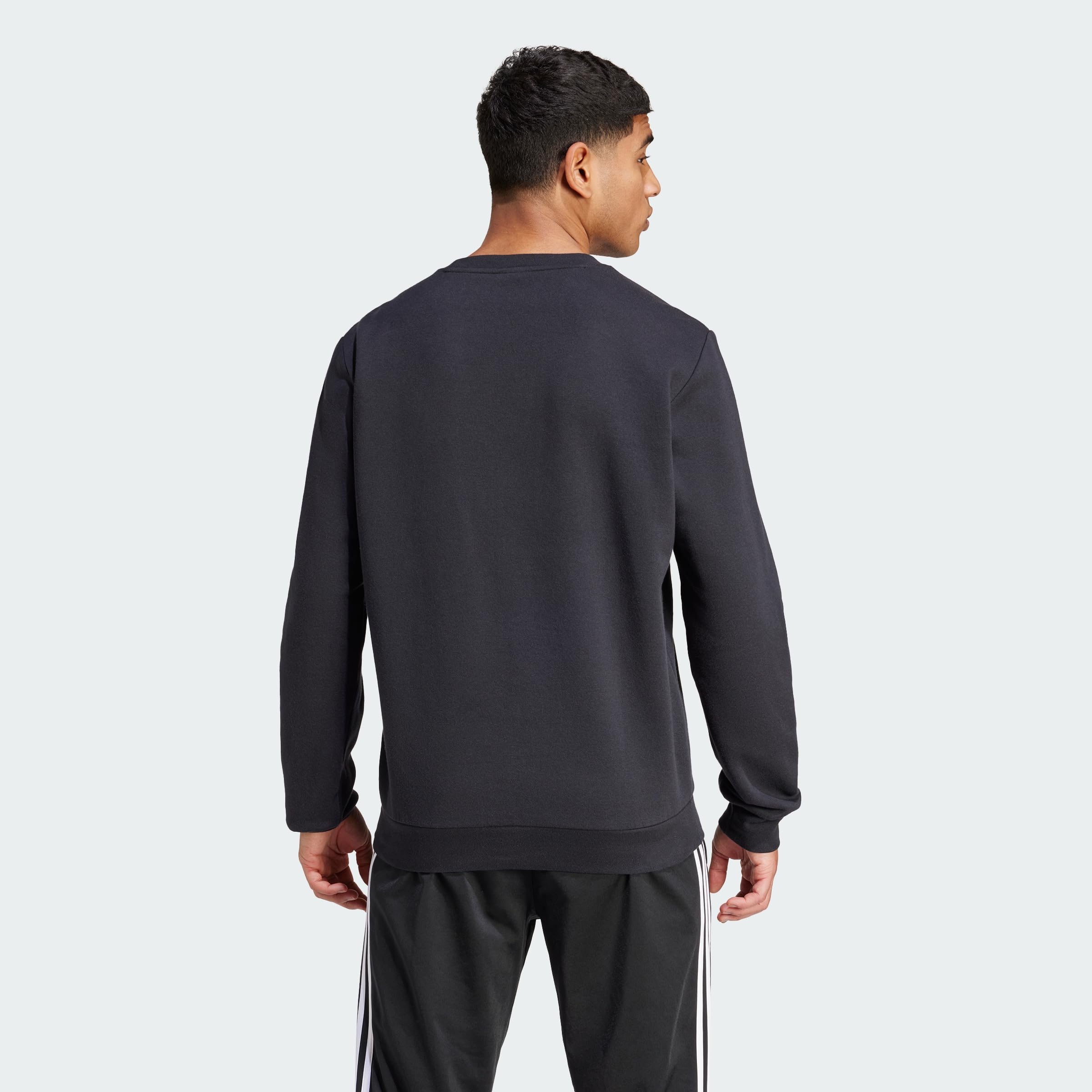 adidas Sudadera de Forro Polar Essentials para Hombre (Manga Larga)