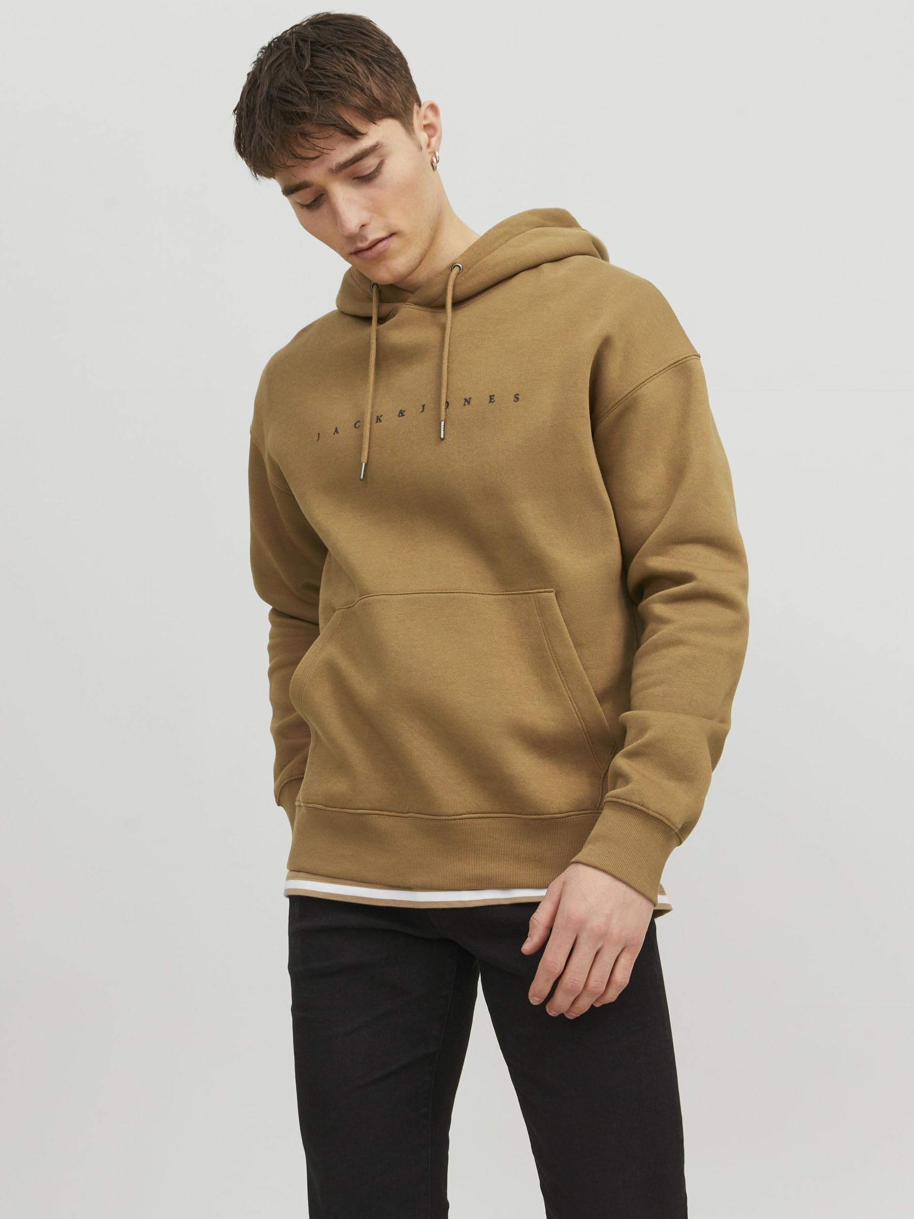 Jack & Jones Jjestar JJ Sweat Hood Noos Sudadera con Capucha para Hombre