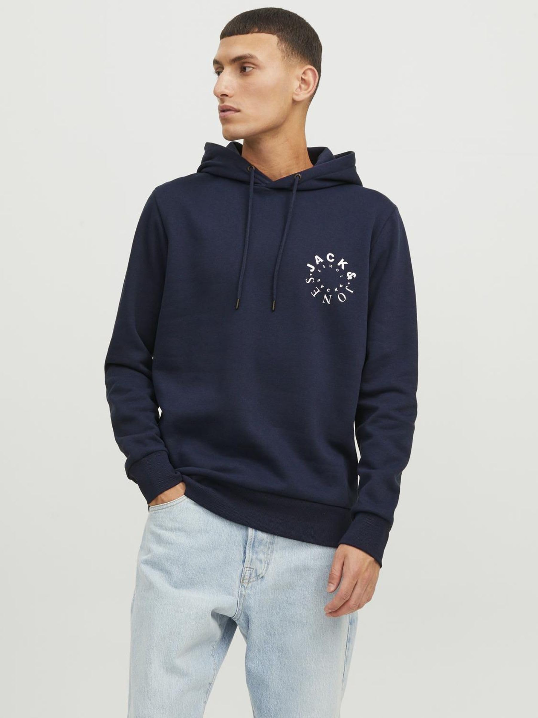 Jack&Jones A/S Jjwarrior, Sudadera con Capucha