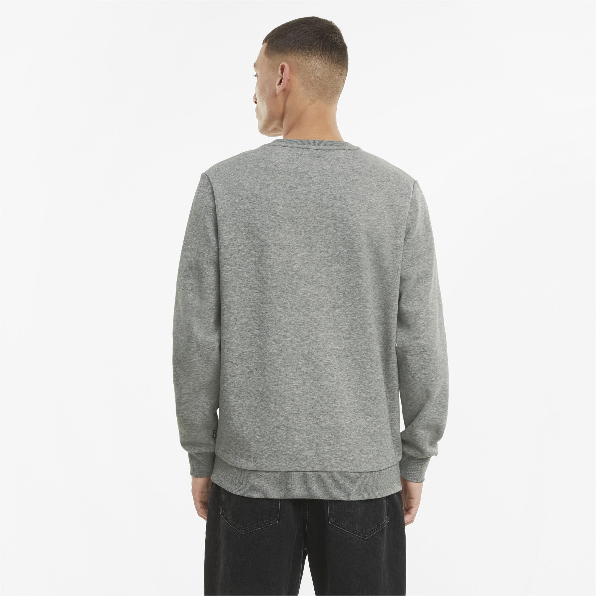 PUMA ESS Big Logo Crew FL Sudadera Hombre