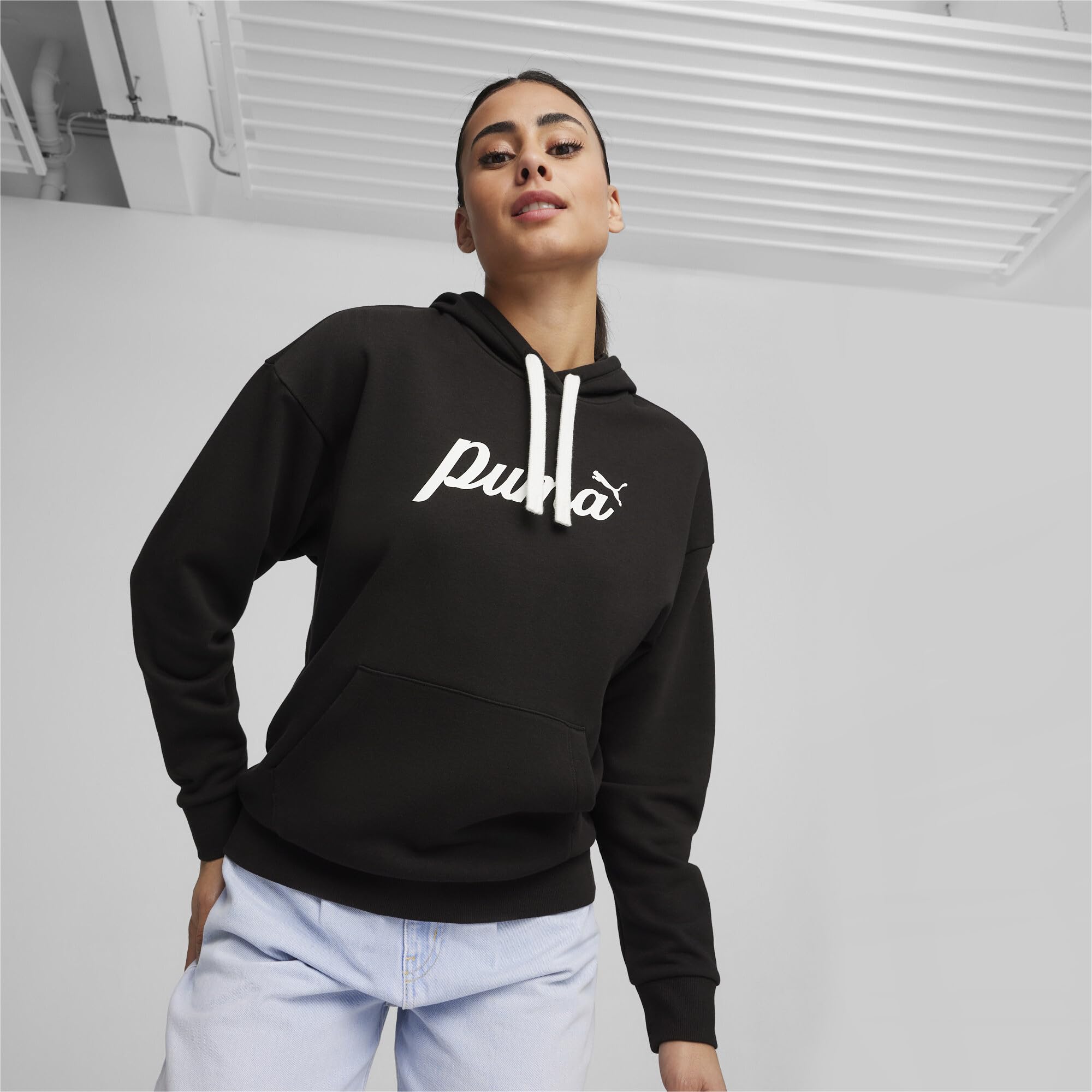 PUMA ESS+ Blossom Script Sudadera con Capucha TR Sudor Unisex Adulto