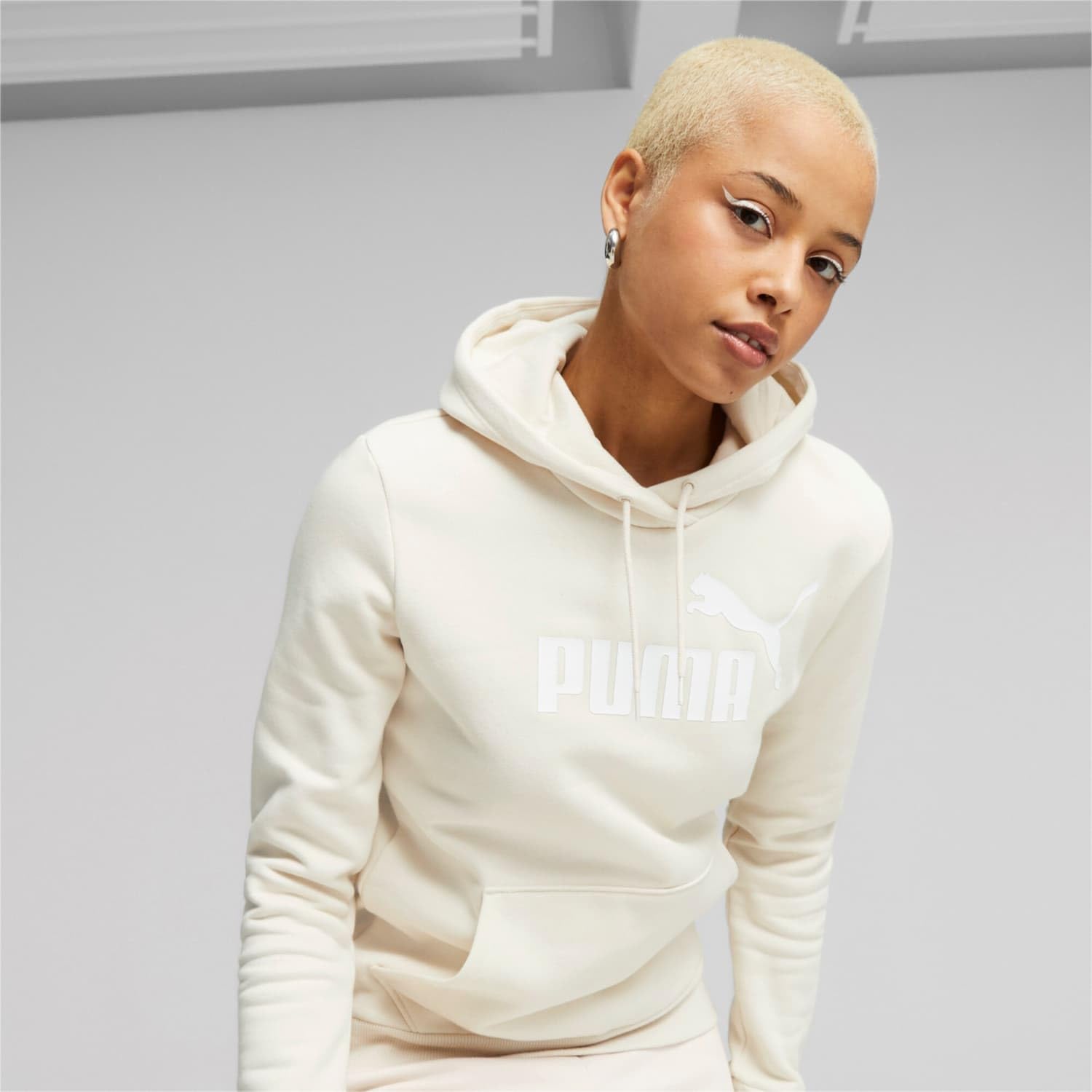 PUMA ESS Logo Sudadera con Capucha FL (S) Sudor para Mujer