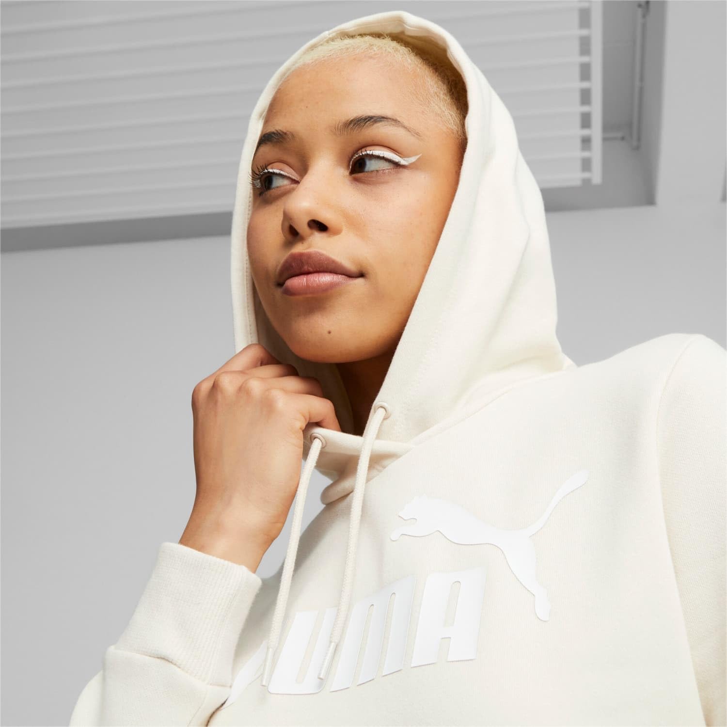 PUMA ESS Logo Sudadera con Capucha FL (S) Sudor para Mujer