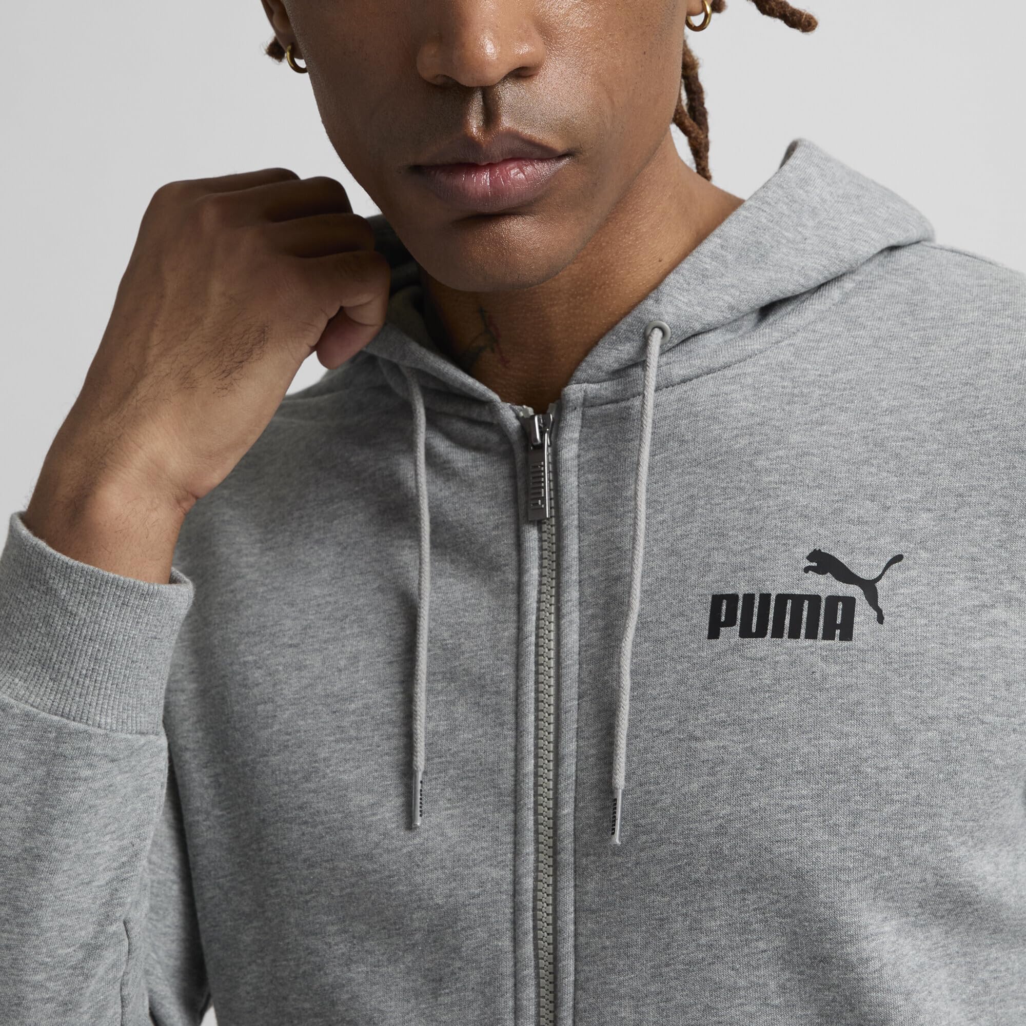 PUMA ESS Small Logo FZ Hoodie TR Sudadera Hombre