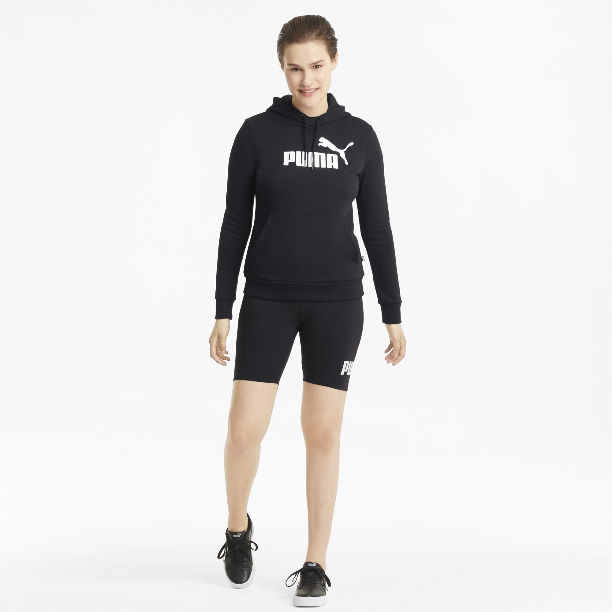 Puma ESS Women's Logo Hoodie White