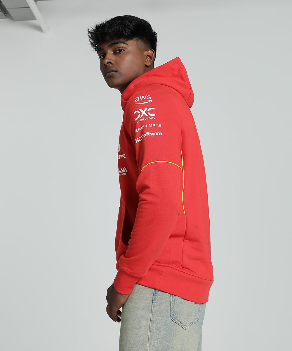 PUMA Sudadera con Capucha del Equipo Scuderia Ferrari 2024 para Hombre