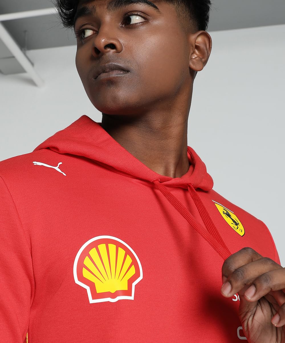 PUMA Sudadera con Capucha del Equipo Scuderia Ferrari 2024 para Hombre