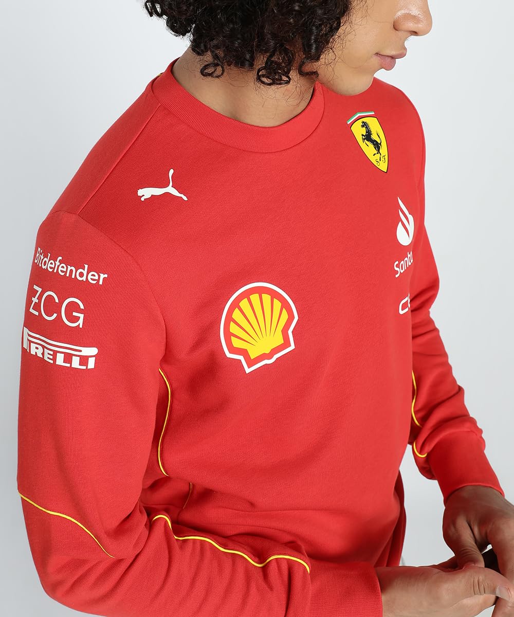 PUMA Sudadera del Equipo Scuderia Ferrari 2024 para Hombre
