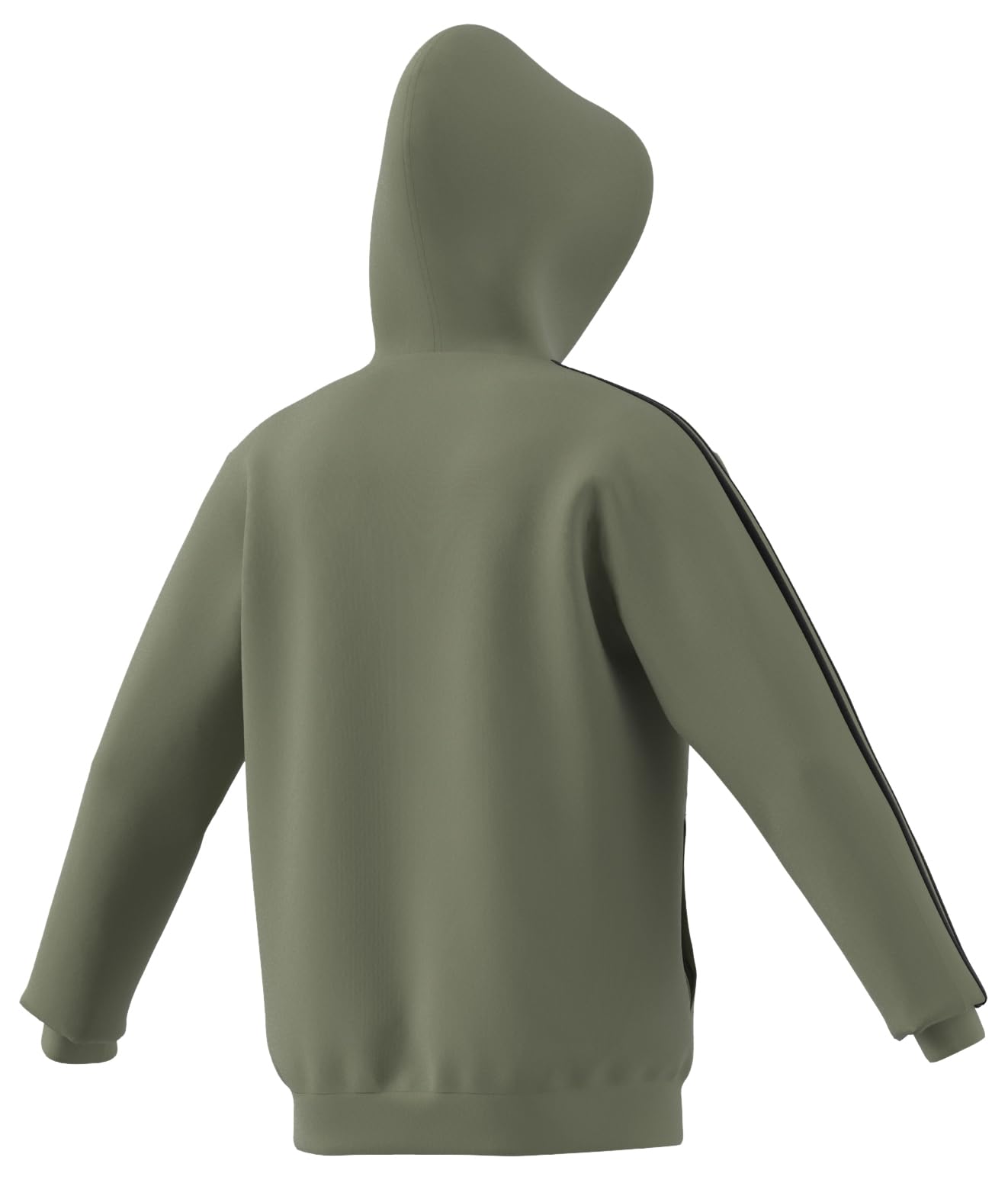 adidas Essentials Fleece 3-Stripes Full-Zip Hoodie Sudadera Hombre (Pack de 1)