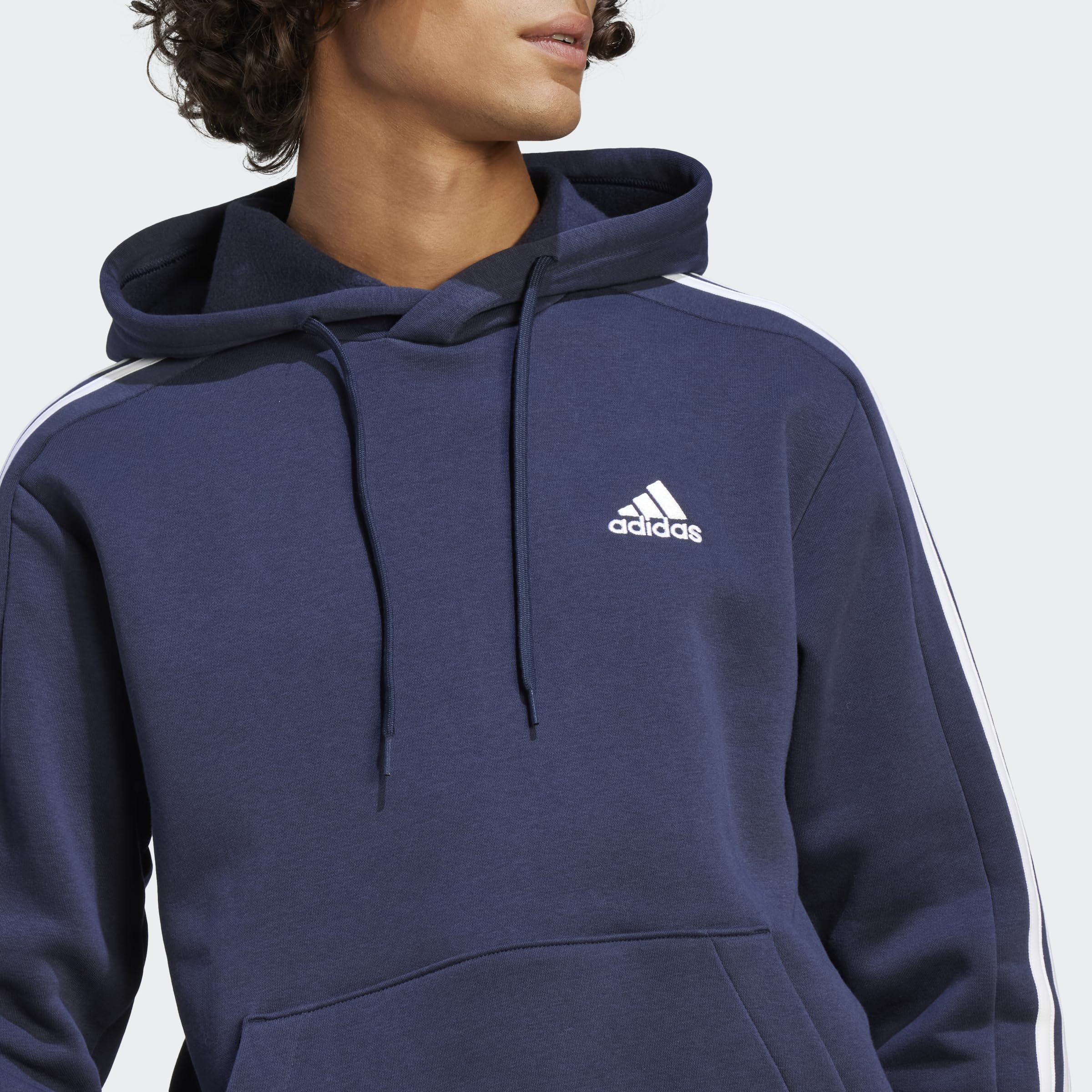 adidas Essentials Fleece 3-Stripes Hoodie Sudadera Hombre