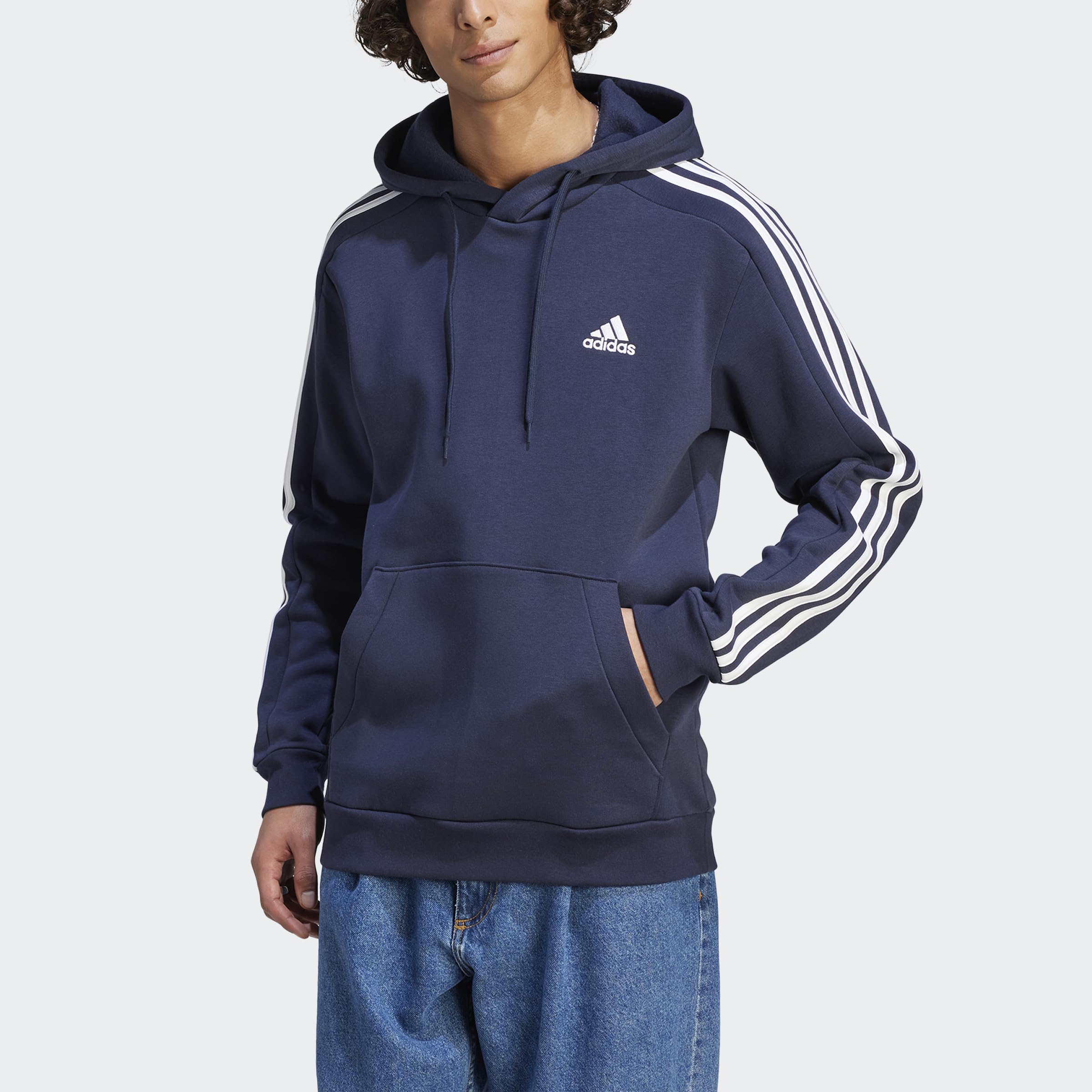 adidas Essentials Fleece 3-Stripes Hoodie Sudadera Hombre