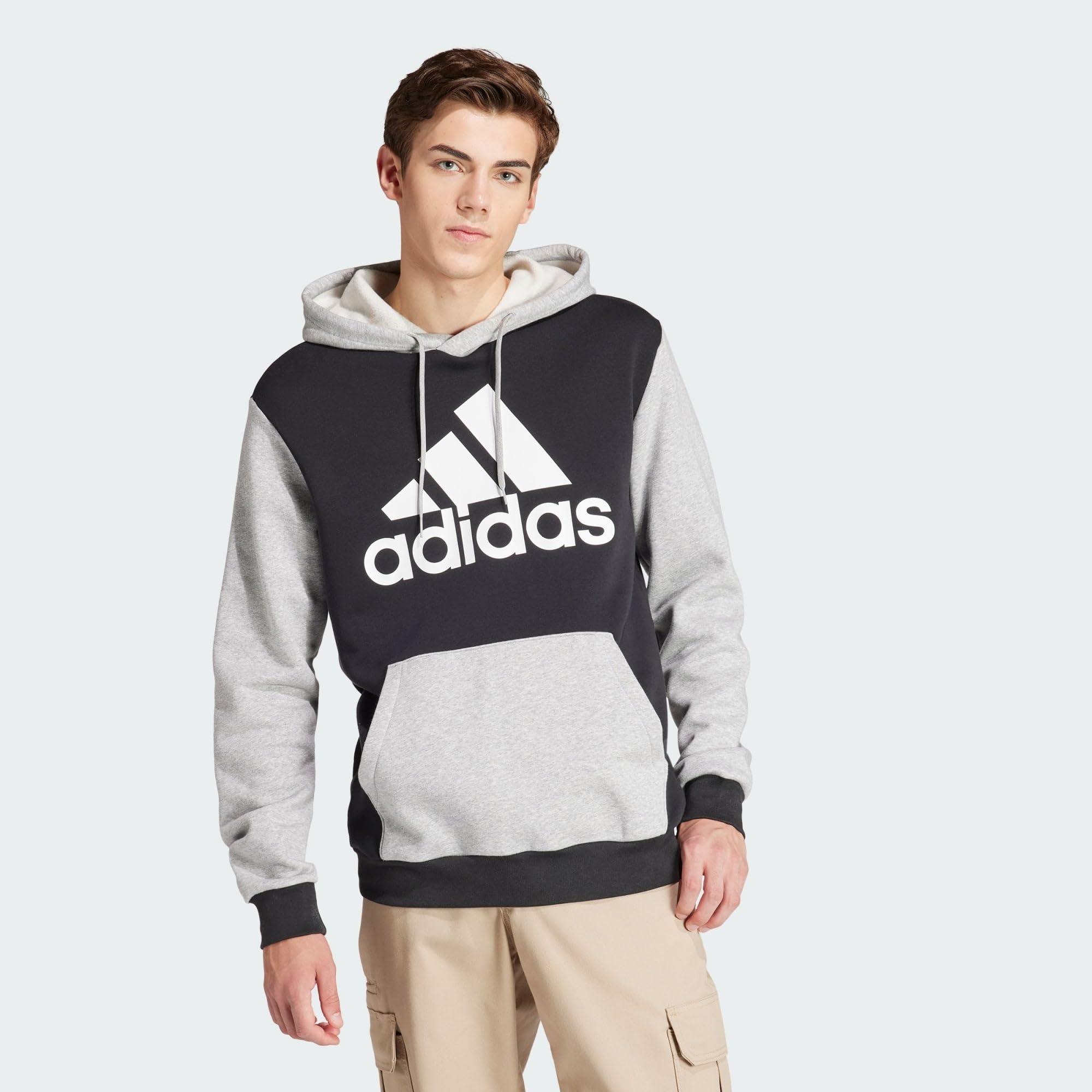 adidas Essentials Fleece Big Logo Hoodie Sudadera con Capucha para Hombre