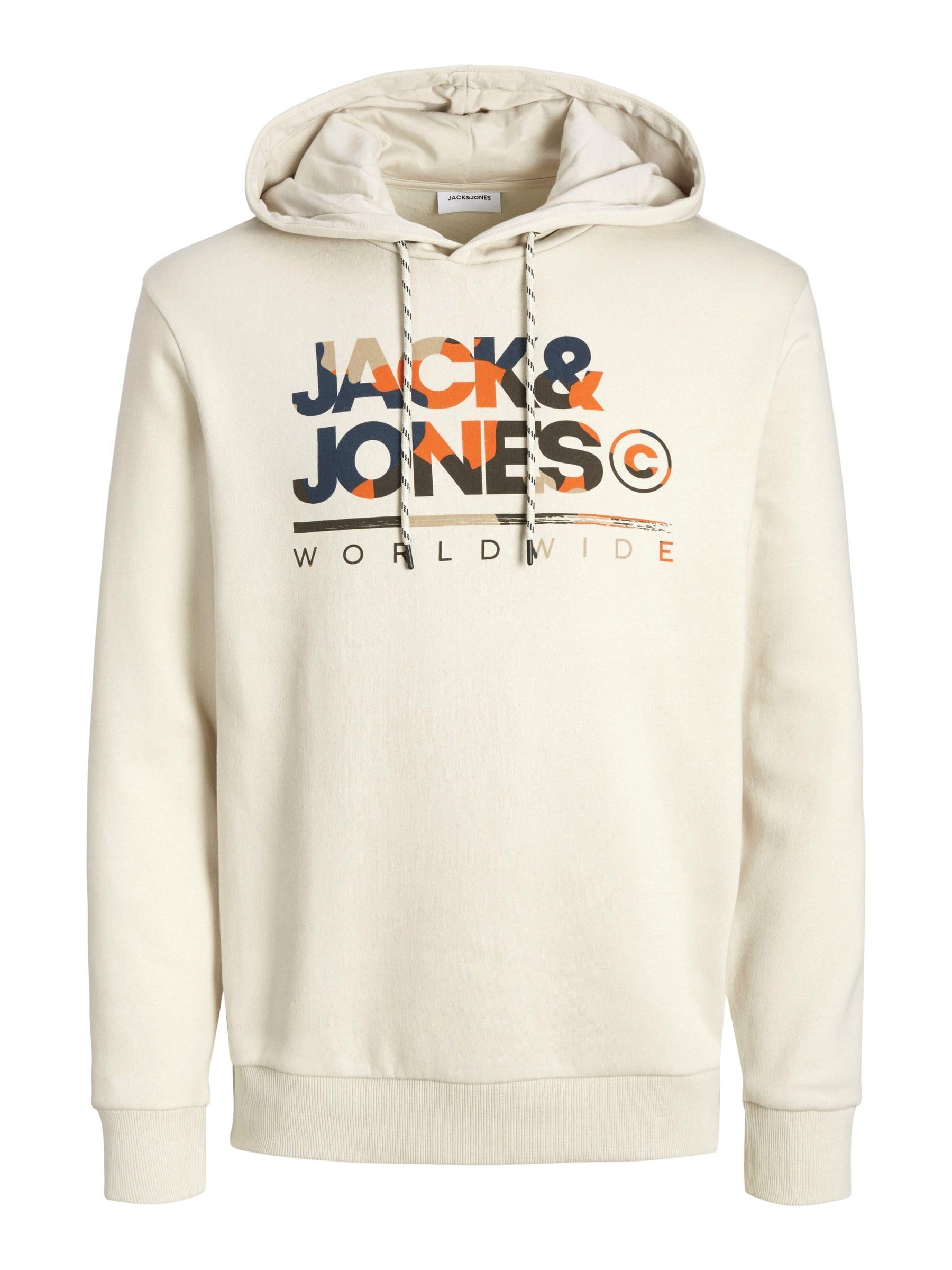 JACK & JONES Jjluke Sudadera con Capucha Hombre